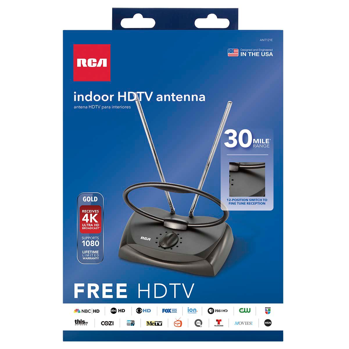 RCA Indoor FM and HDTV Antenna Shop Electronics at HEB