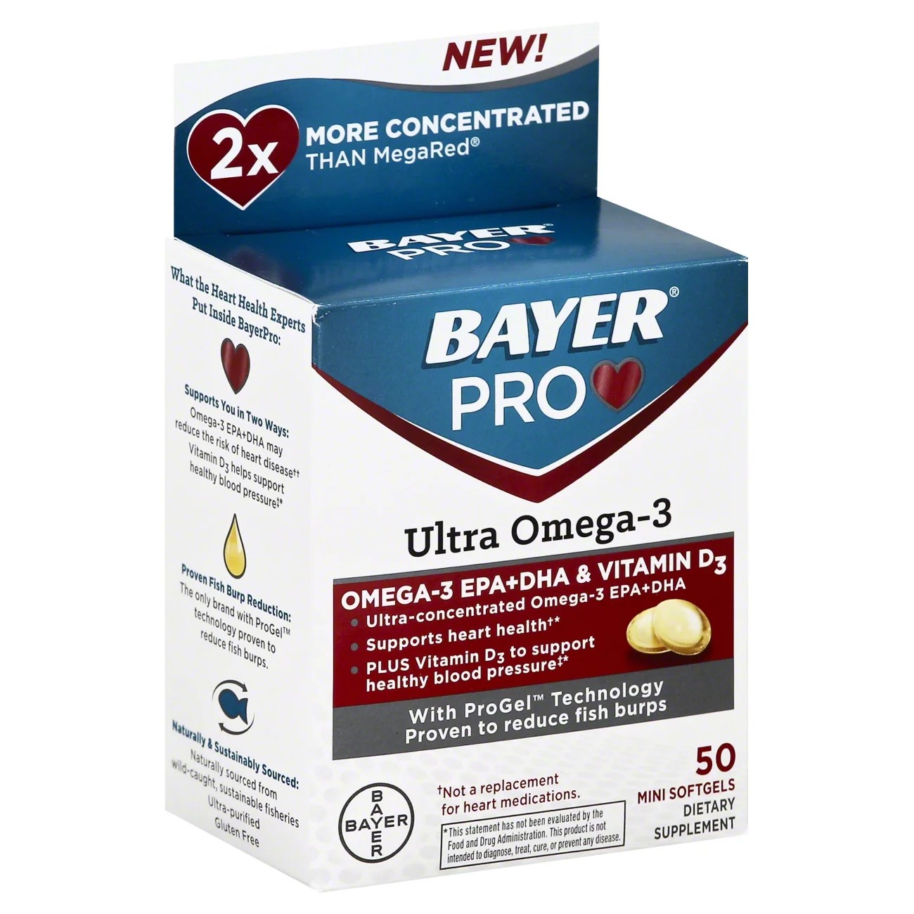 Bayer Pro Ultra Omega3 Shop Diet & Fitness at HEB