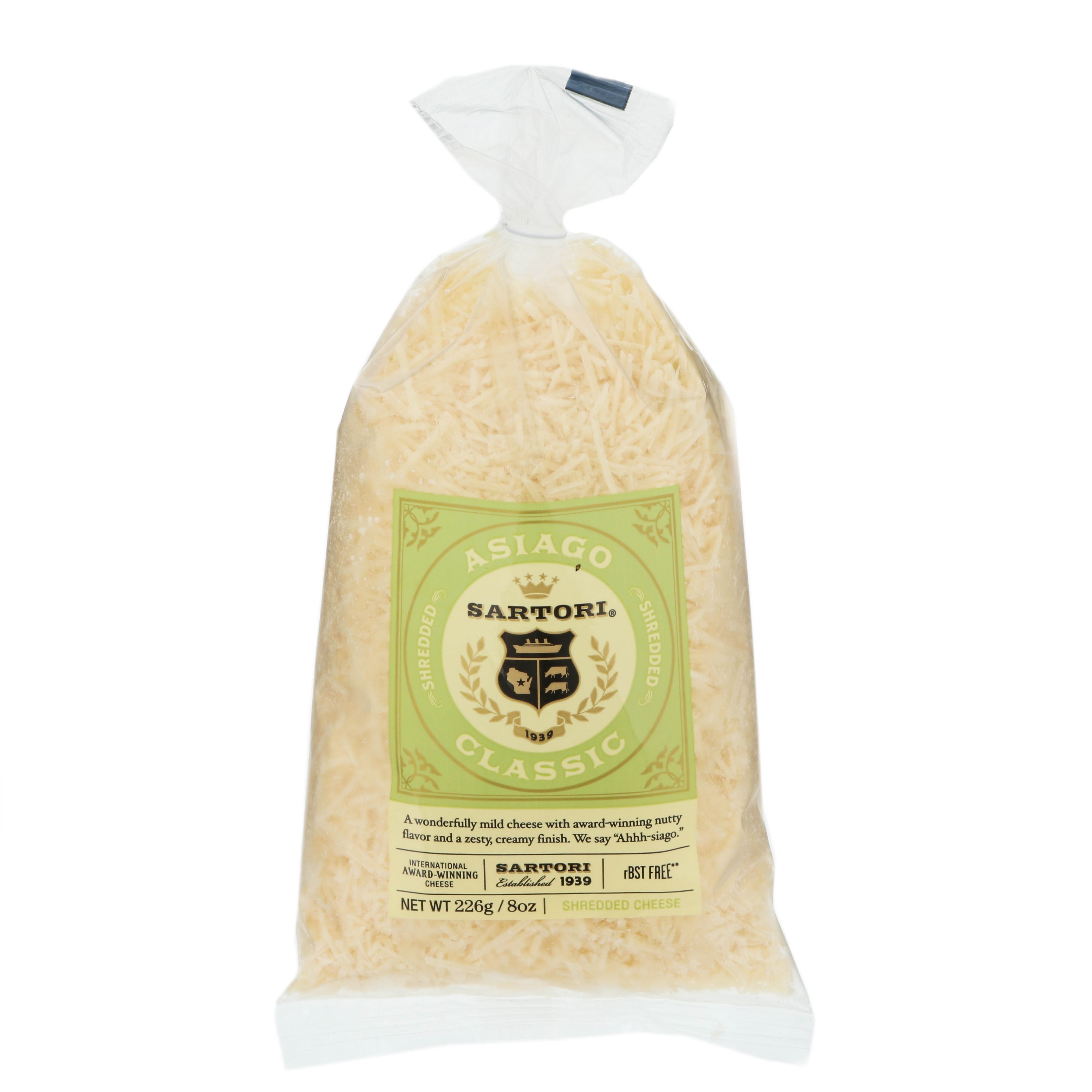 Sartori Shredded Asiago Cheese Shop Cheese at HEB