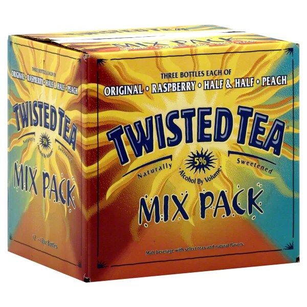 Twisted Tea Sweetened Tea, 12 CT Mix Variety Pack Shop Malt Beverages