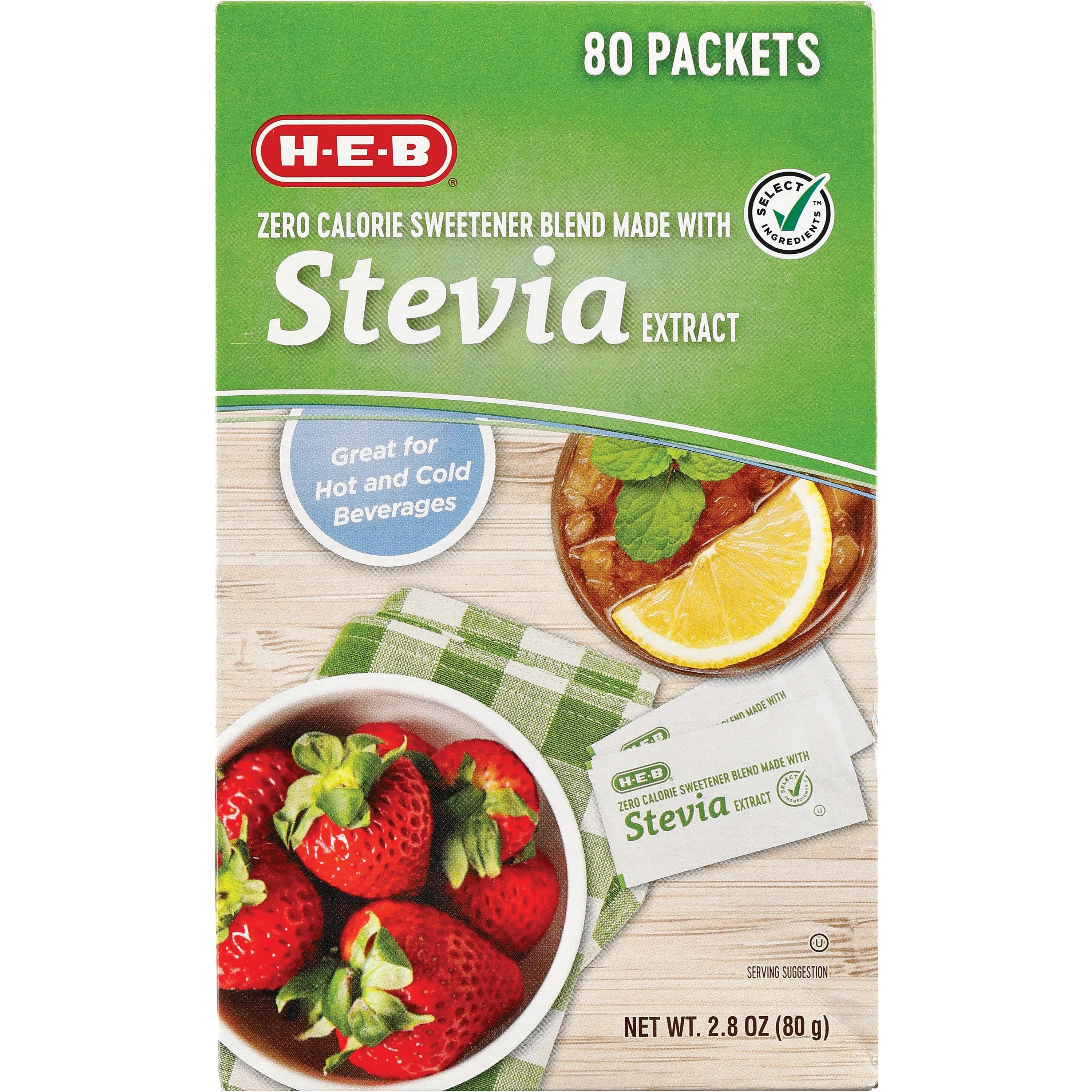 HEB Stevia Extract Packets Shop Sugar Substitutes at HEB