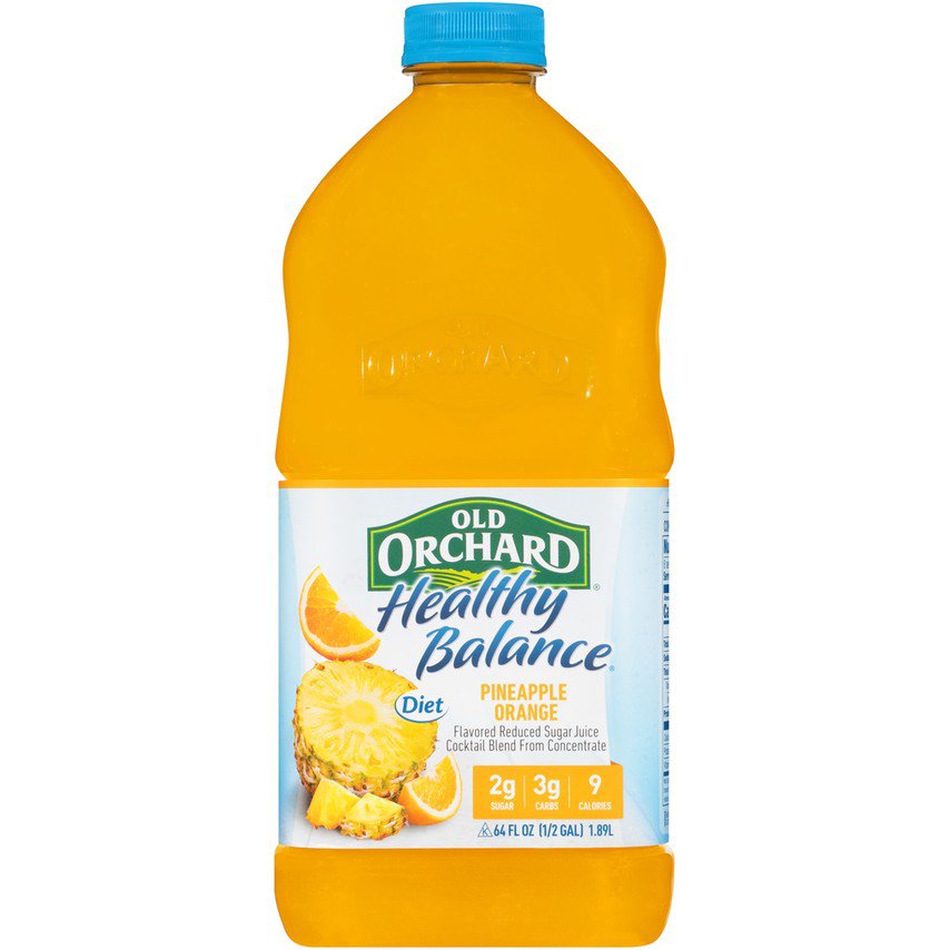 Old Orchard Diet Healthy Balance Pineapple Orange Juice Blend Shop