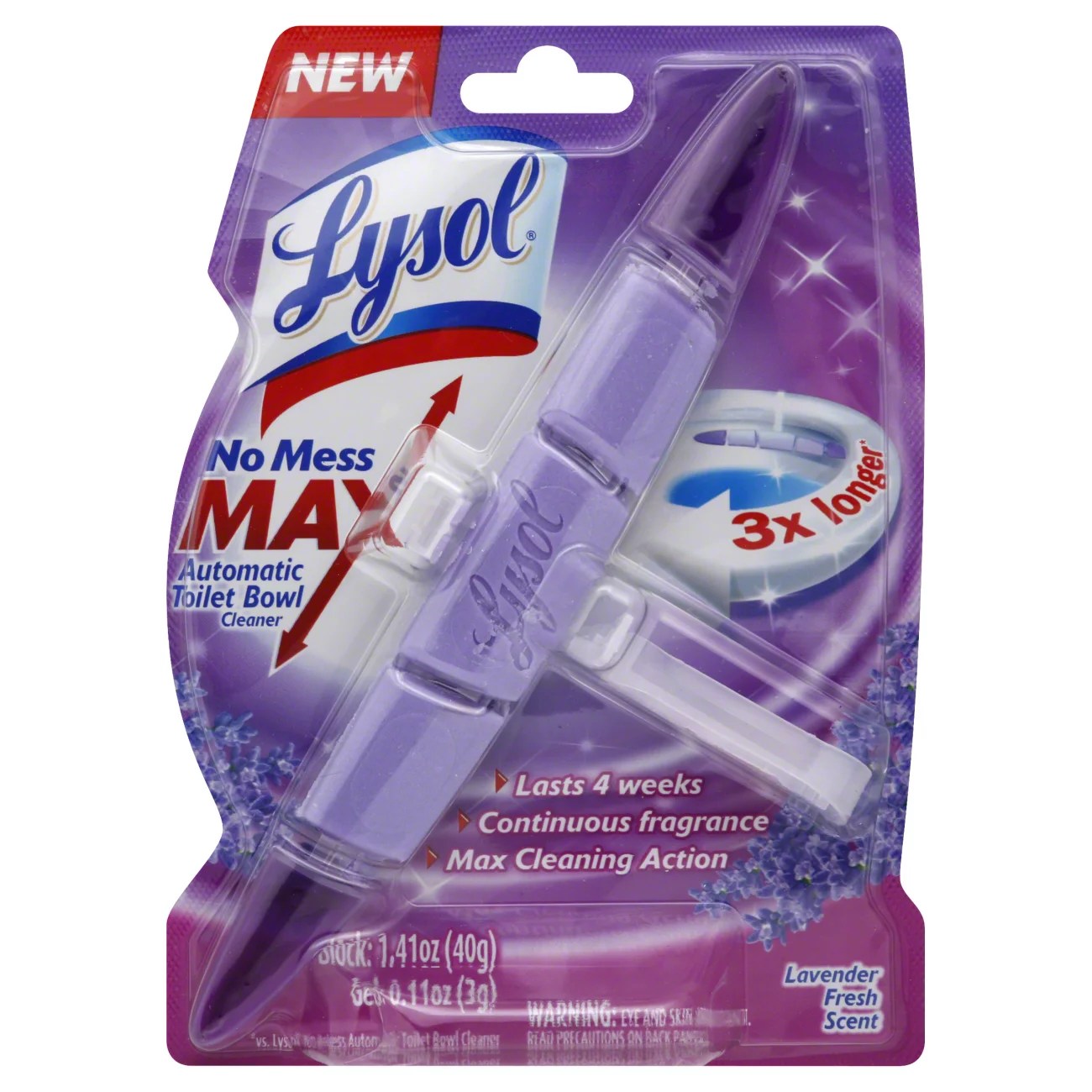 Lysol No Mess Auto Toliet Bowl Cleaner, Lavender Fresh Shop Toilet