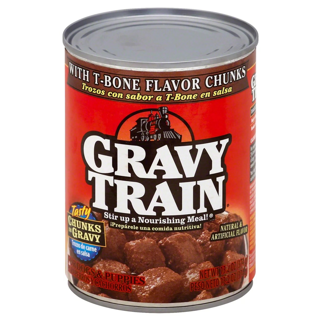 Gravy Train T Bone Flavor Chunks Dog Food Shop Dogs at HEB