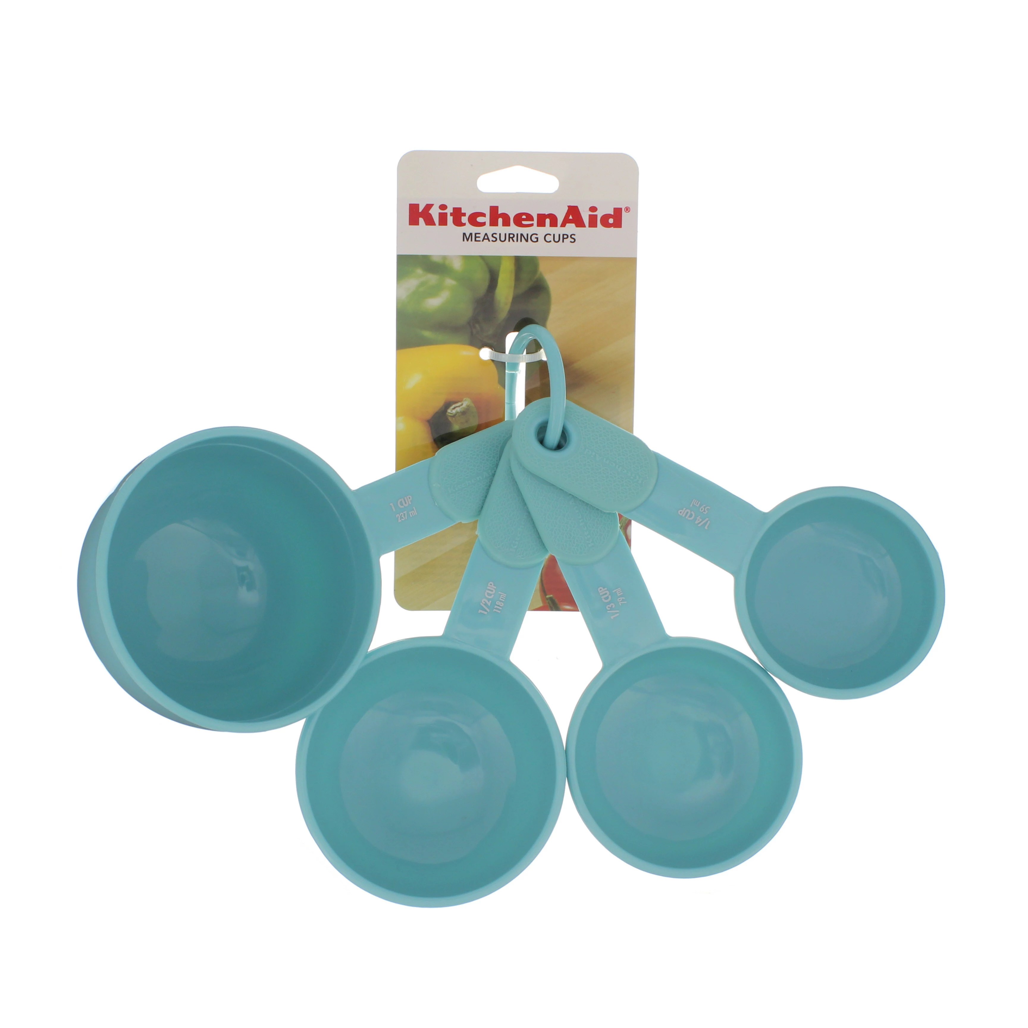 KitchenAid Aqua Sky Measuring Cups Set Shop Utensils & Gadgets at HEB