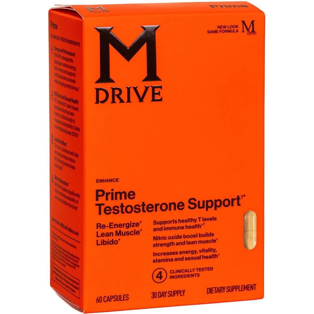 Mdrive Prime Testosterone Support Capsules Shop Diet & Fitness at HEB