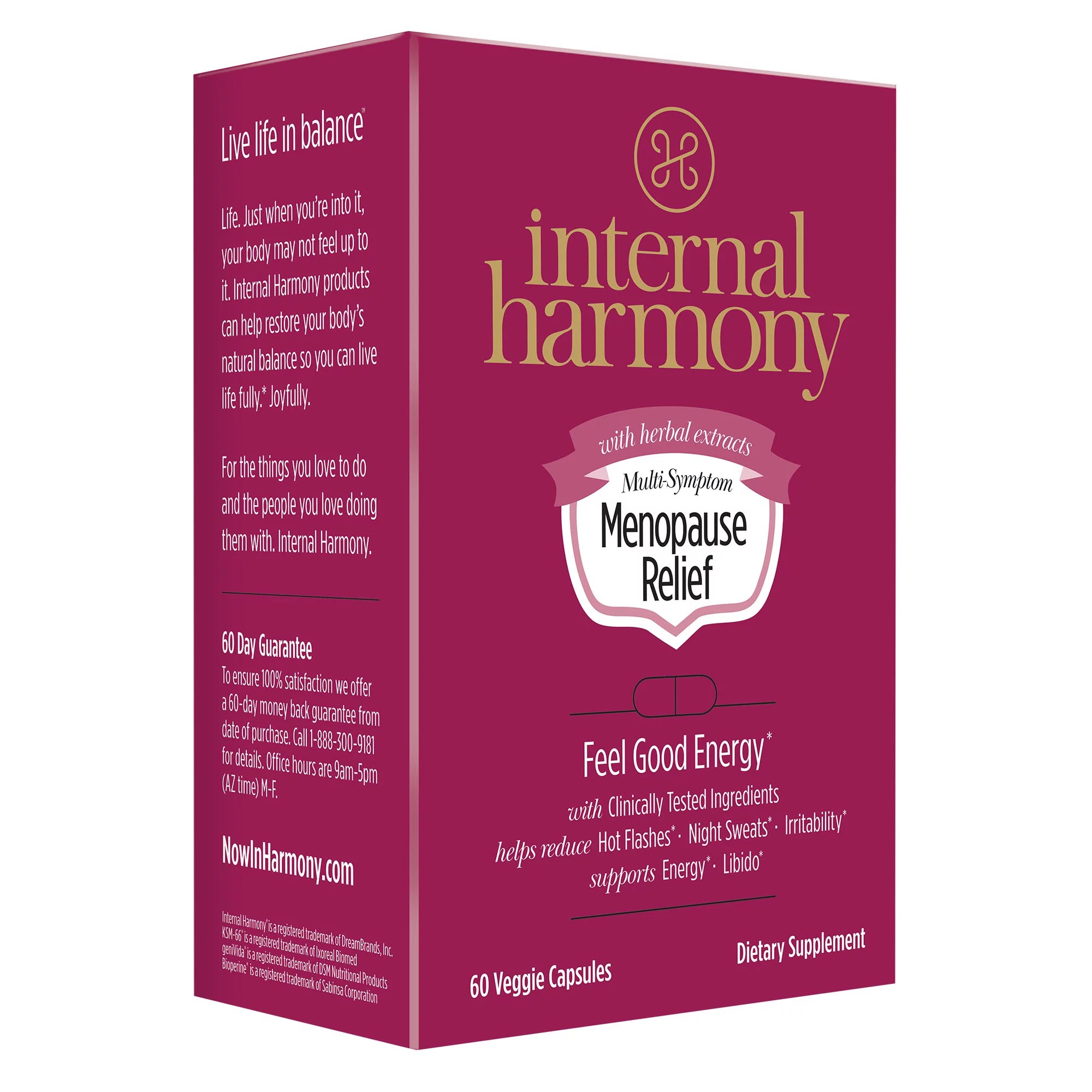 Internal Harmony Menopause Relief Shop Vitamins & Supplements at HEB