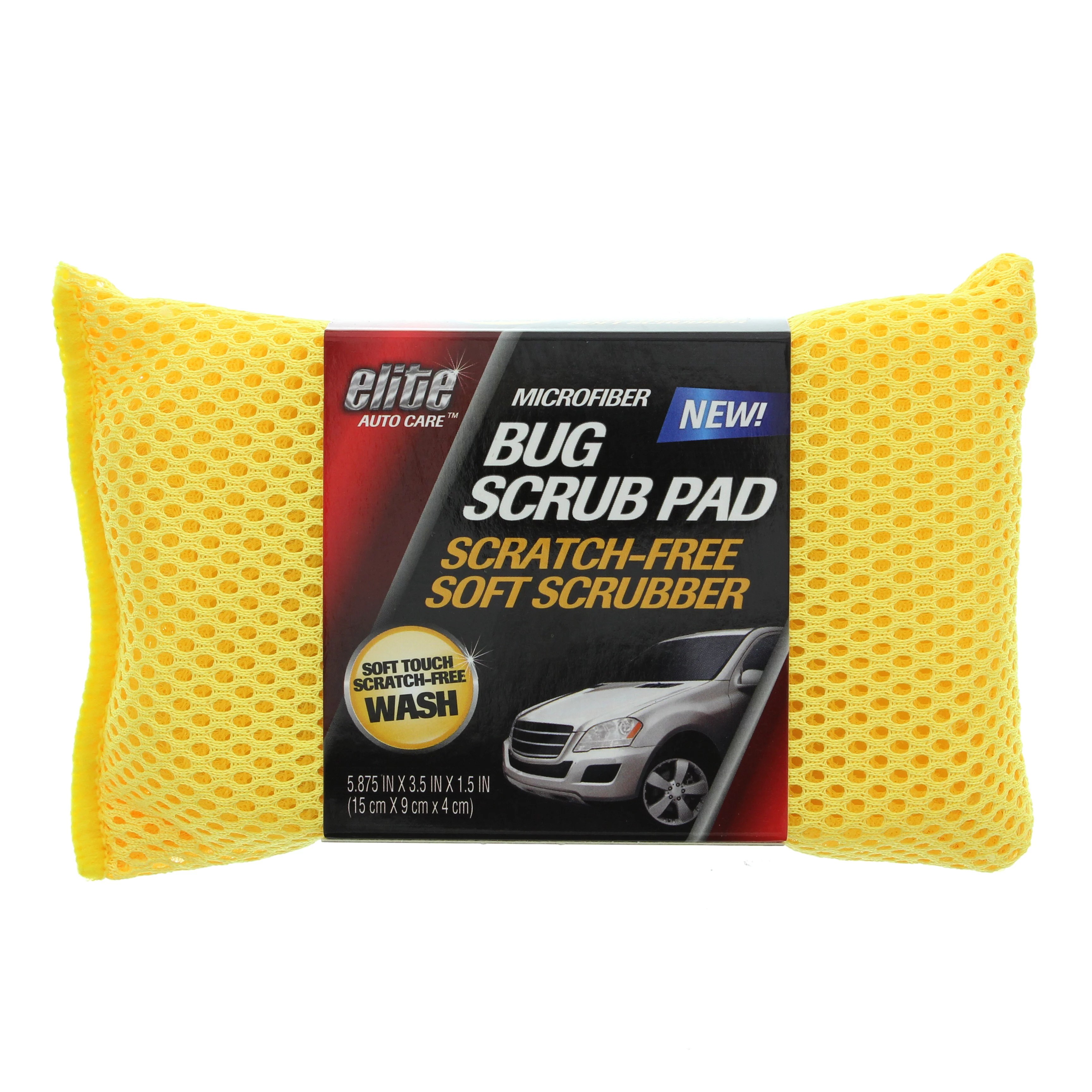 Elite Auto Care Microfiber Bug Scrub Pad Shop Automotive Cleaners at