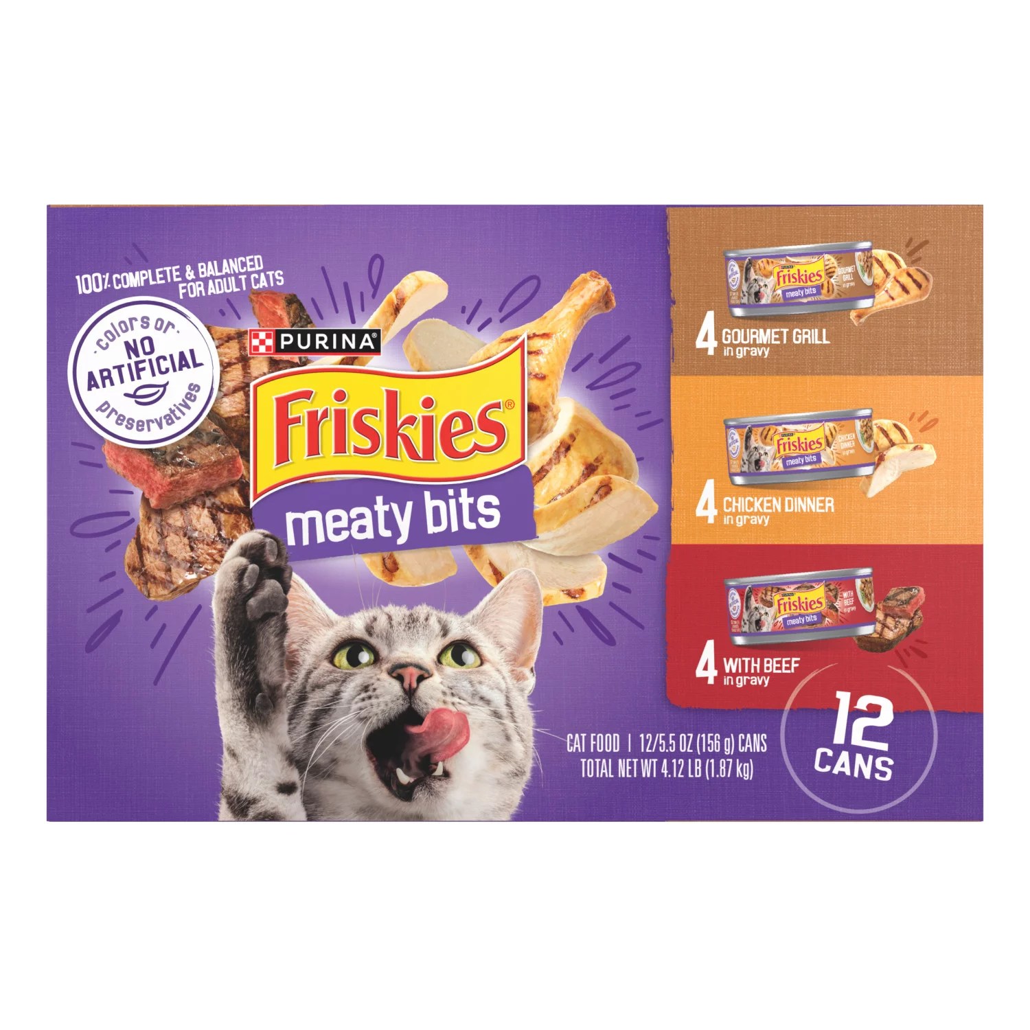 Purina Friskies Meaty Bits Cat Food Variety Pack Shop Cats at HEB