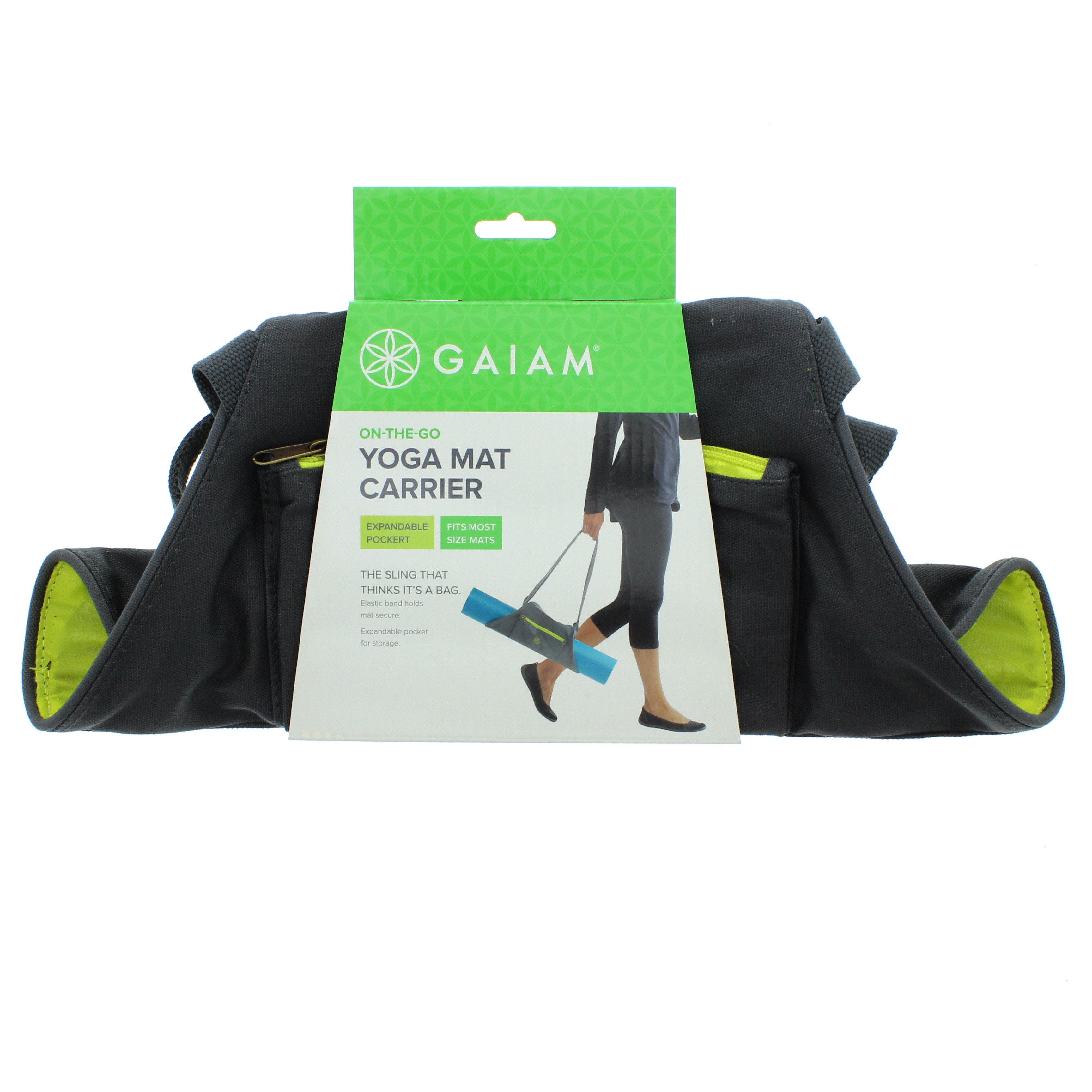 Gaiam OnTheGo Yoga Mat Carrier, Citron Shop Fitness & Sporting Goods at HEB