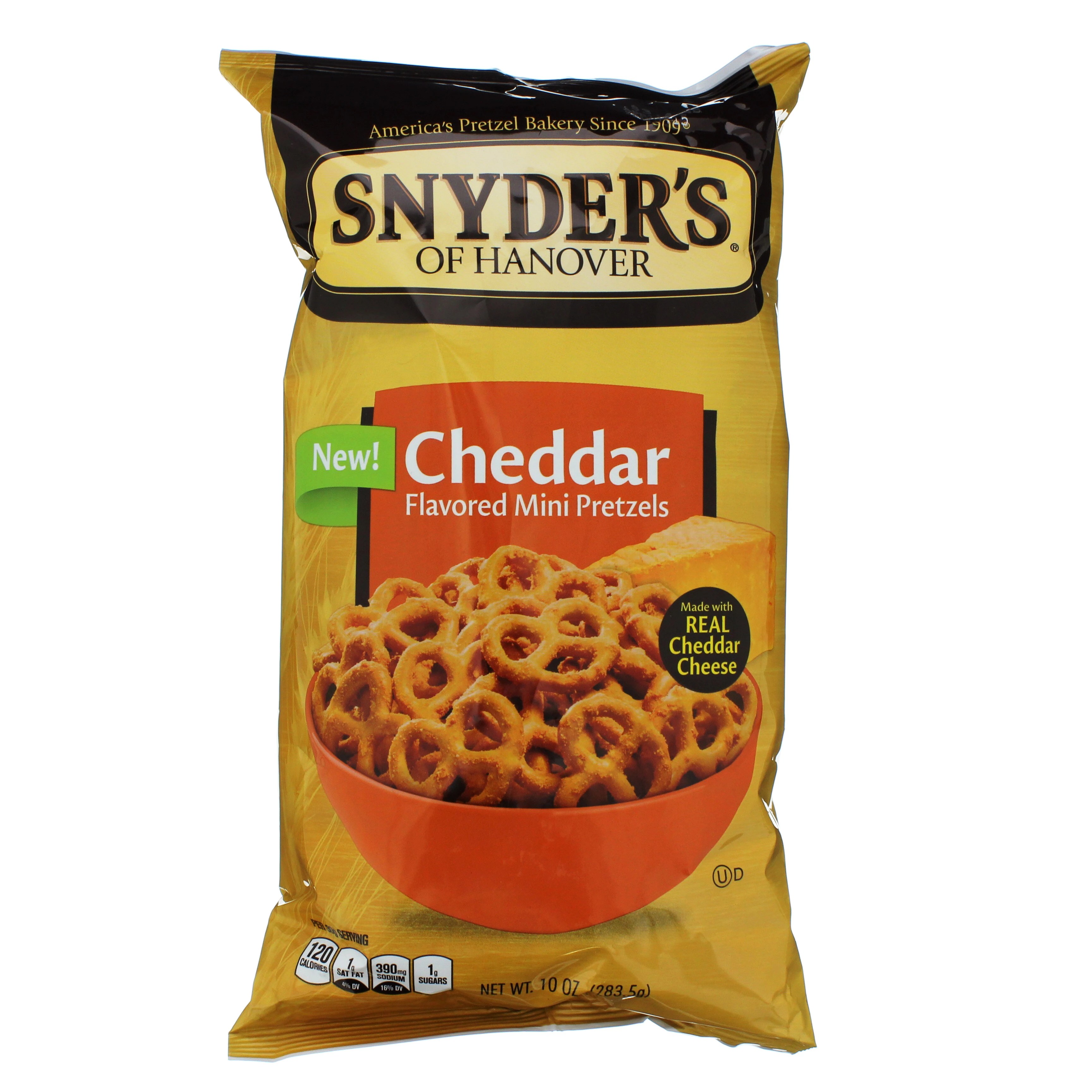 Snyder's of Hanover Cheddar Cheese Mini Pretzels Shop Chips at HEB