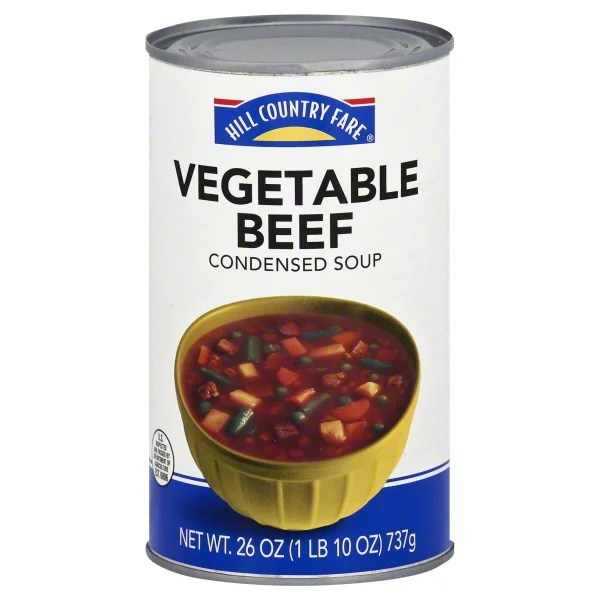 Hill Country Fare Condensed Vegetable Beef Soup Shop Soups & Chili at