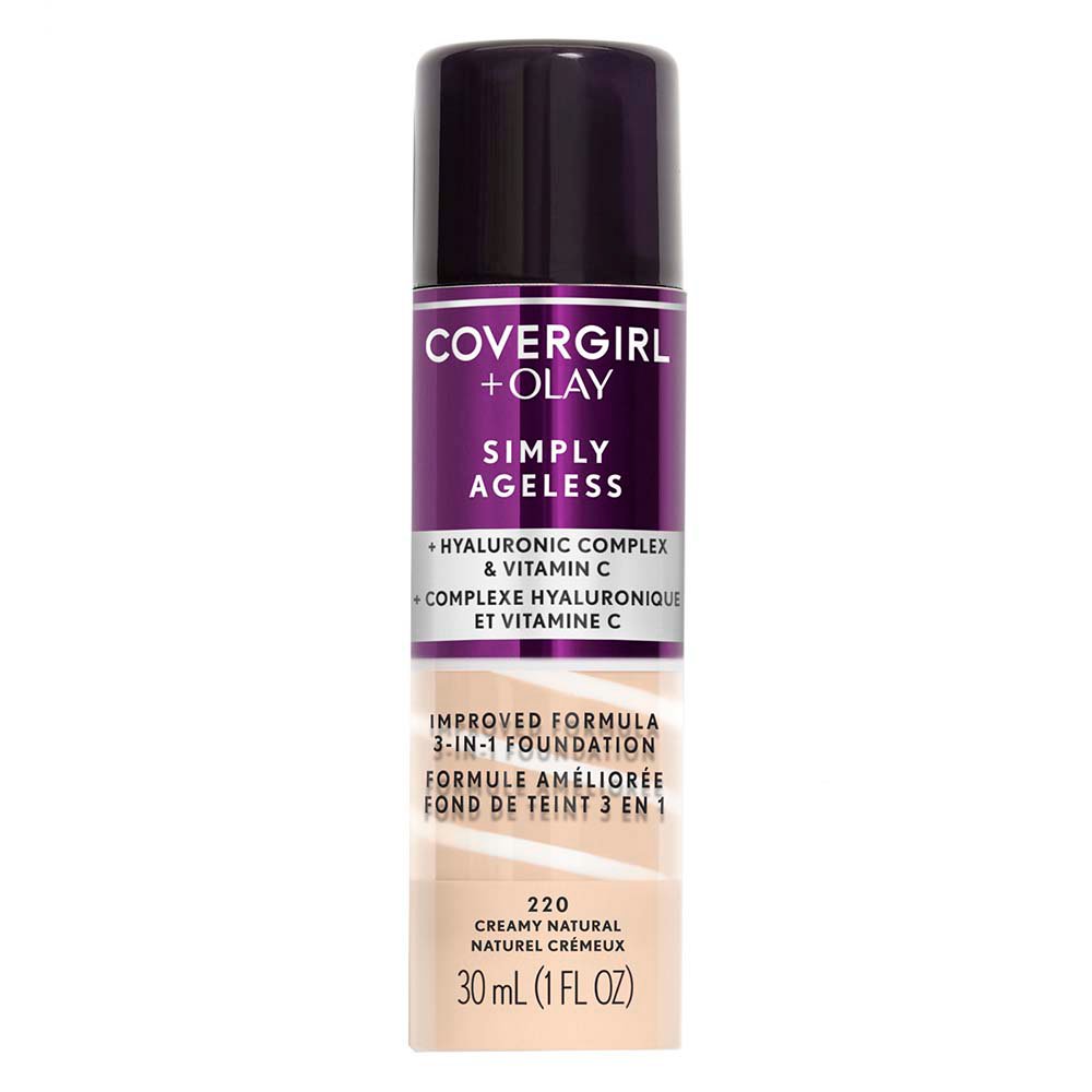 Covergirl + Olay Simply Ageless 3in1 Liquid Foundation, Creamy