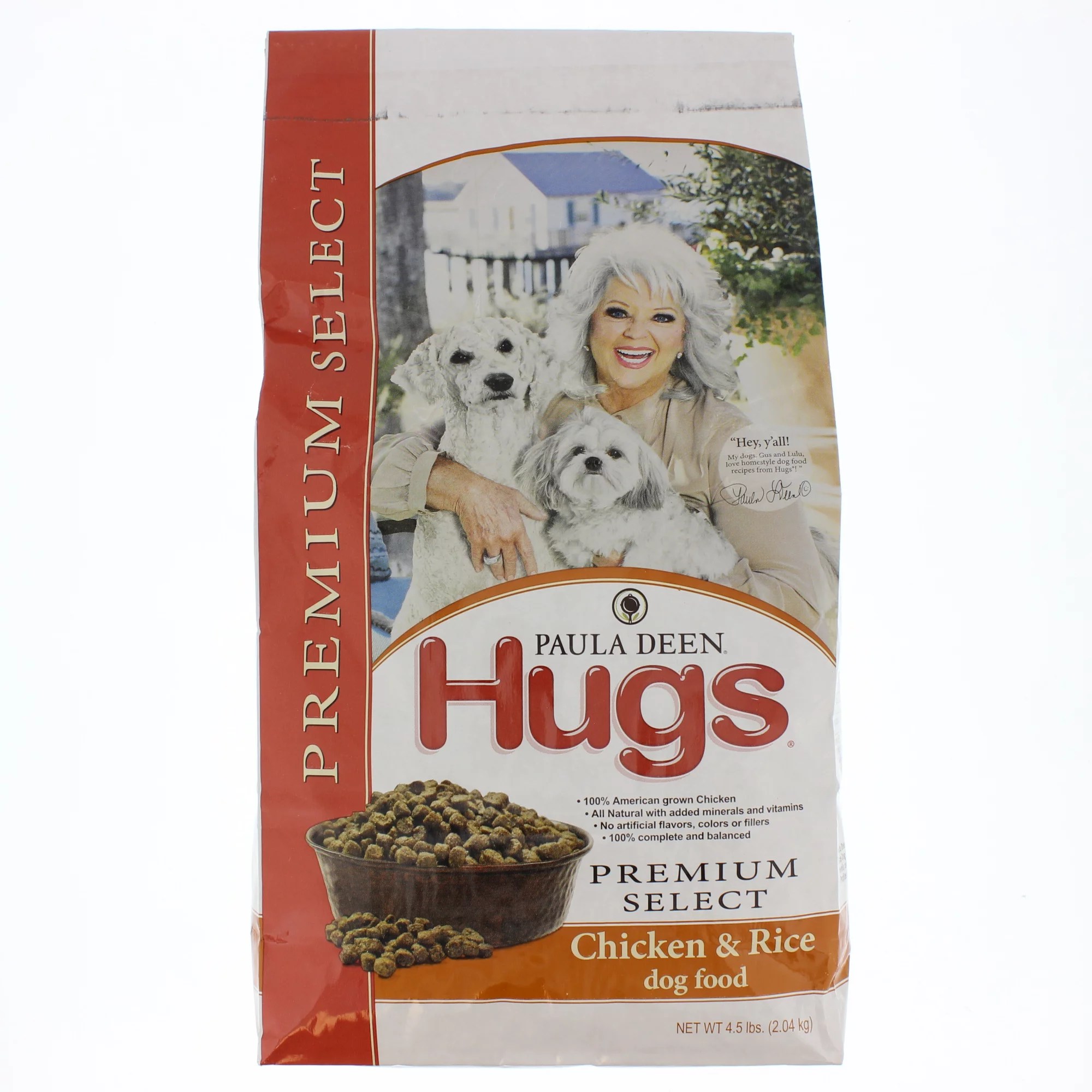 Paula Deen Hugs Premium Select Chicken & Rice Dog Food Shop Dogs at HEB