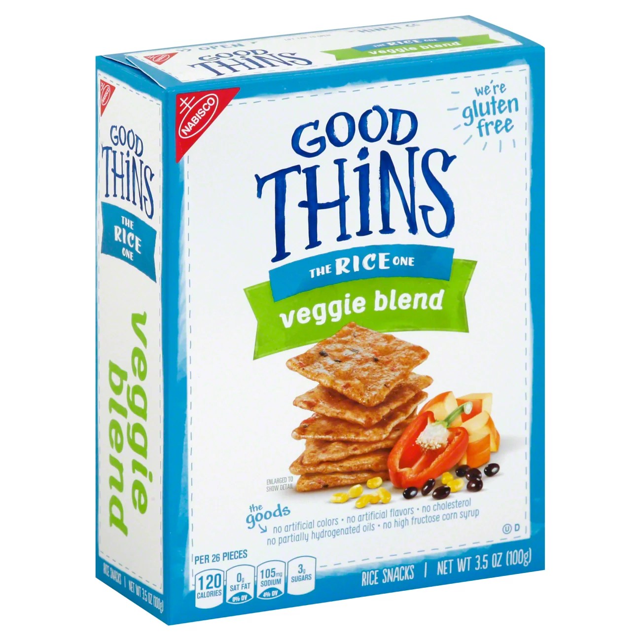 Nabisco Good Thins The Rice One Veggie Blend Rice Snacks Shop