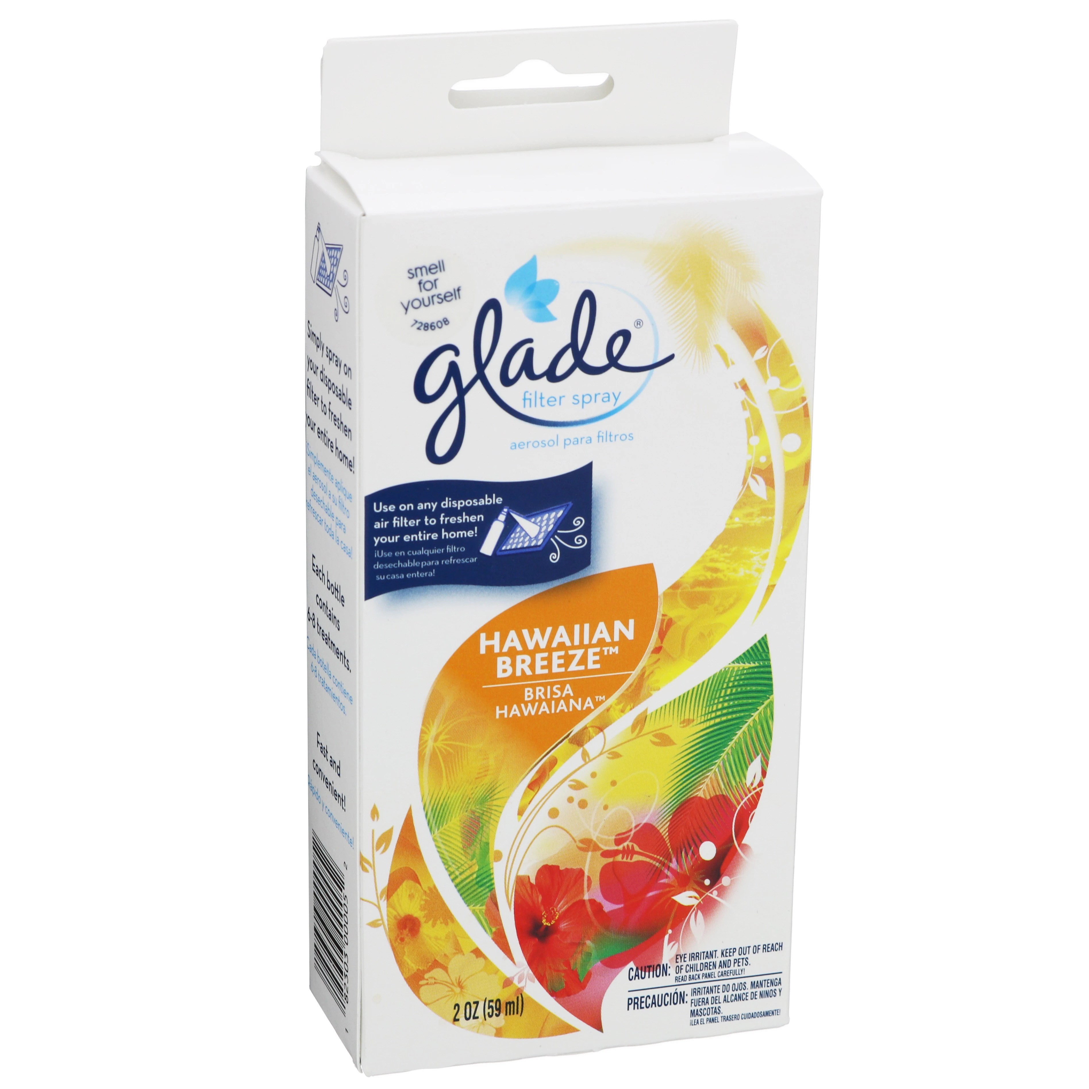Glade Air Filter Spray Hawaiian Breeze Shop Air Fresheners at HEB