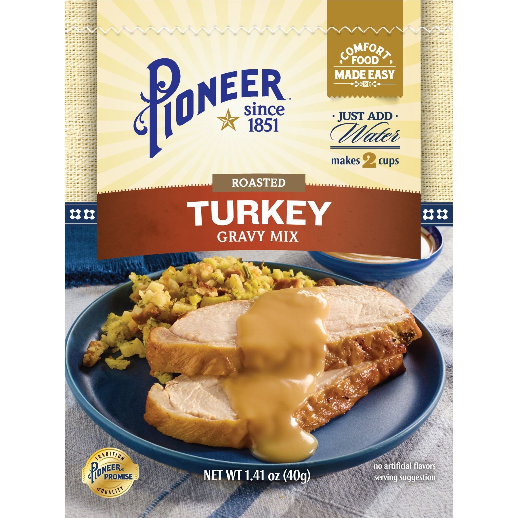 Pioneer Brand Roasted Turkey Gravy Mix Shop Gravy at HEB