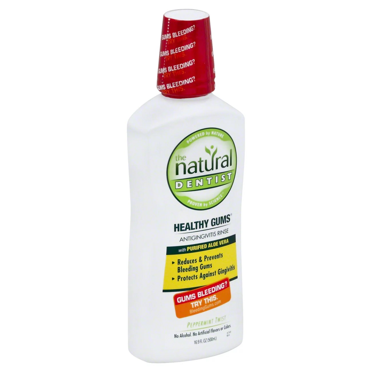 The Natural Dentist Healthy Gums AntiGingivitis Rinse, Peppermint