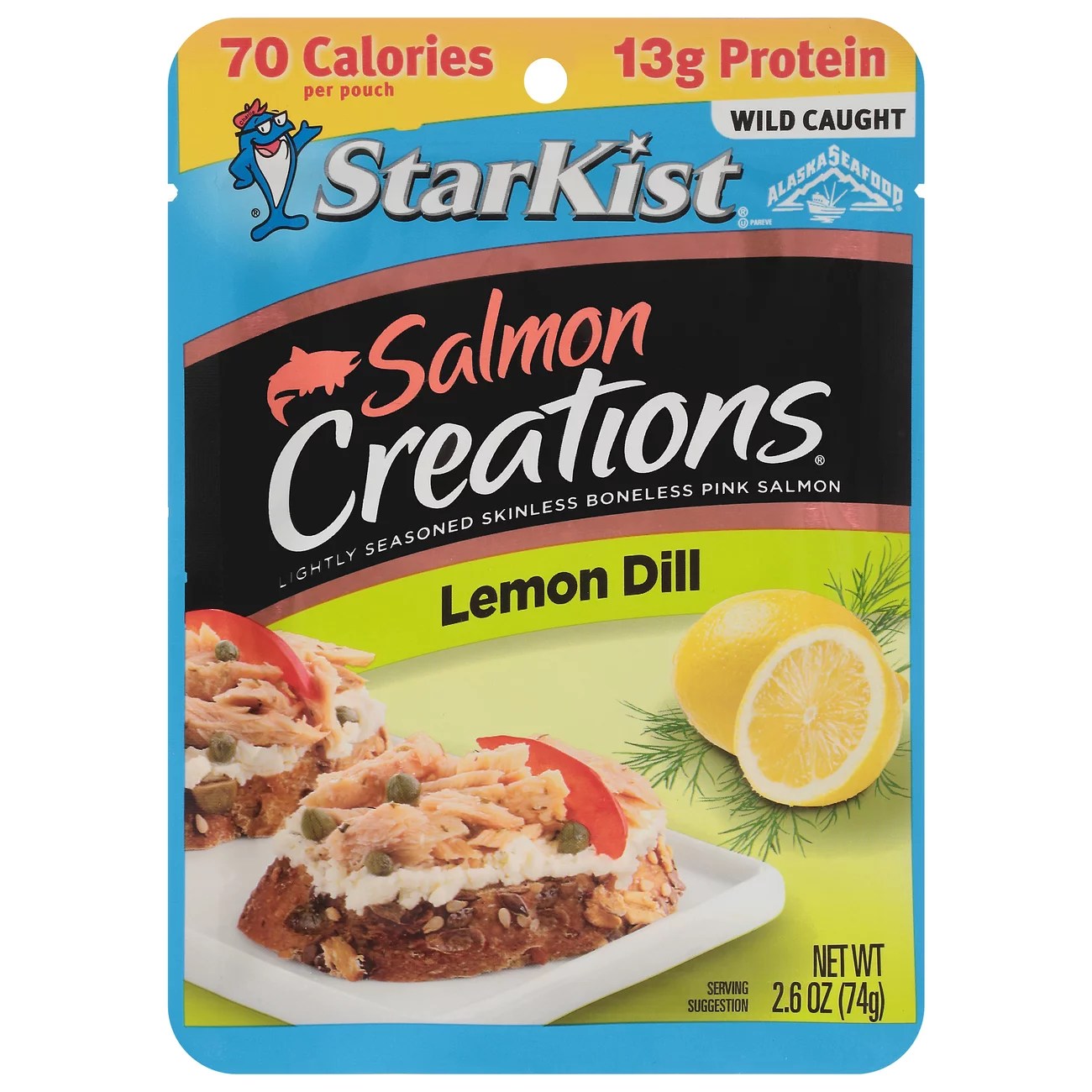 StarKist Salmon Creations Lemon Dill Pouch Shop Seafood at HEB