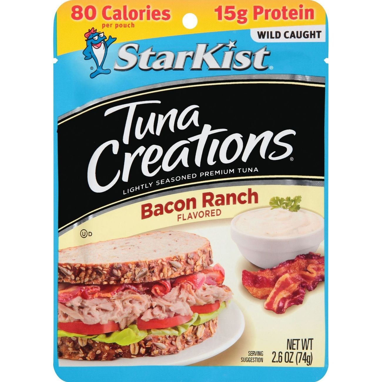 StarKist Tuna Creations Bacon Ranch Flavored Tuna Pouch Shop Seafood at HEB