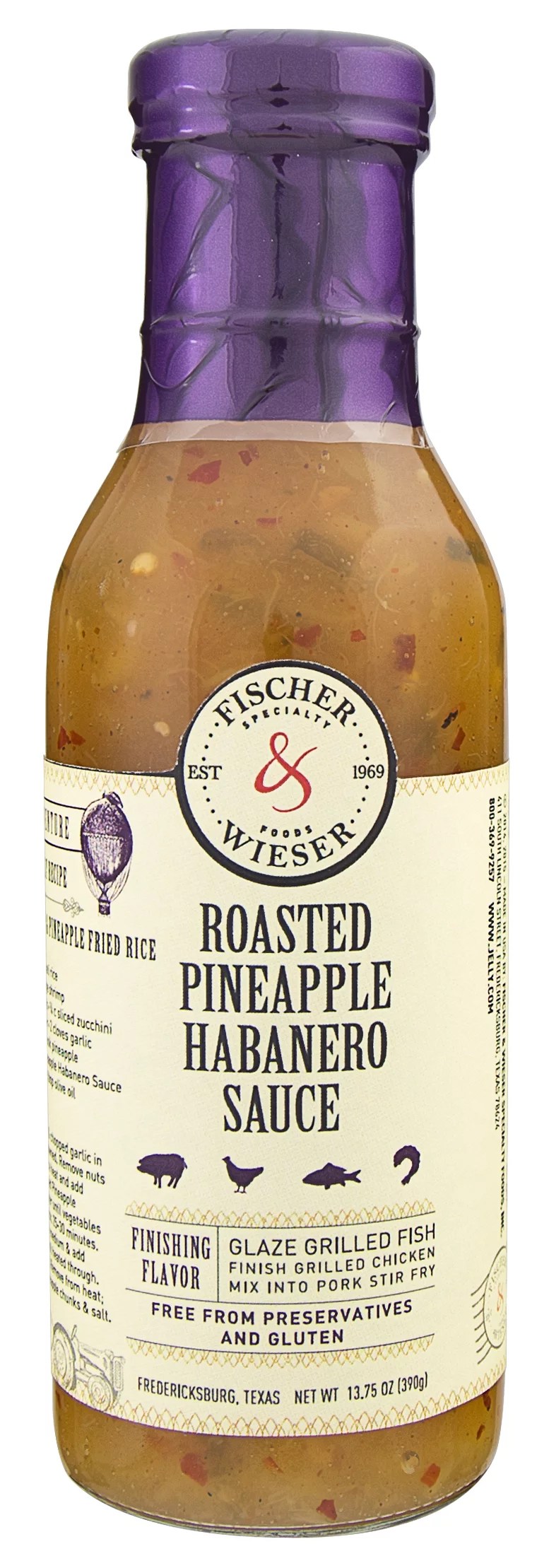 Fischer & Wieser Roasted Pineapple Habanero Sauce Shop Specialty