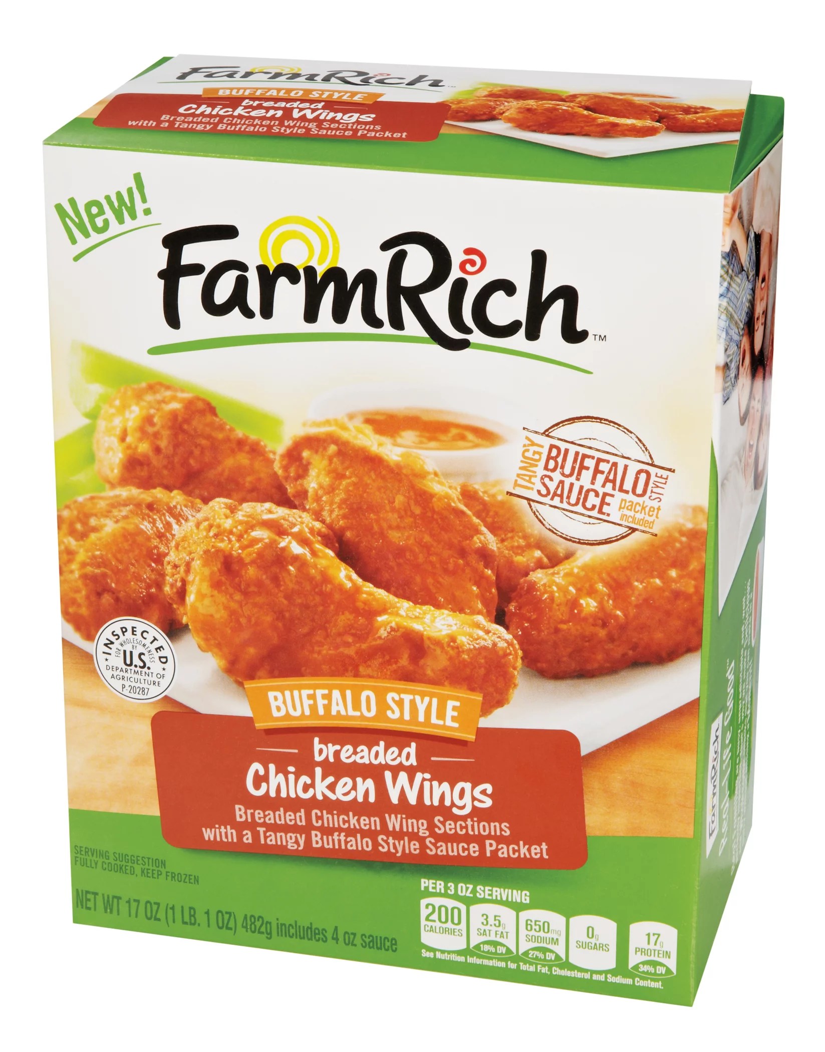Farm Rich Buffalo Style Breaded Chicken Wings Shop Chicken at HEB