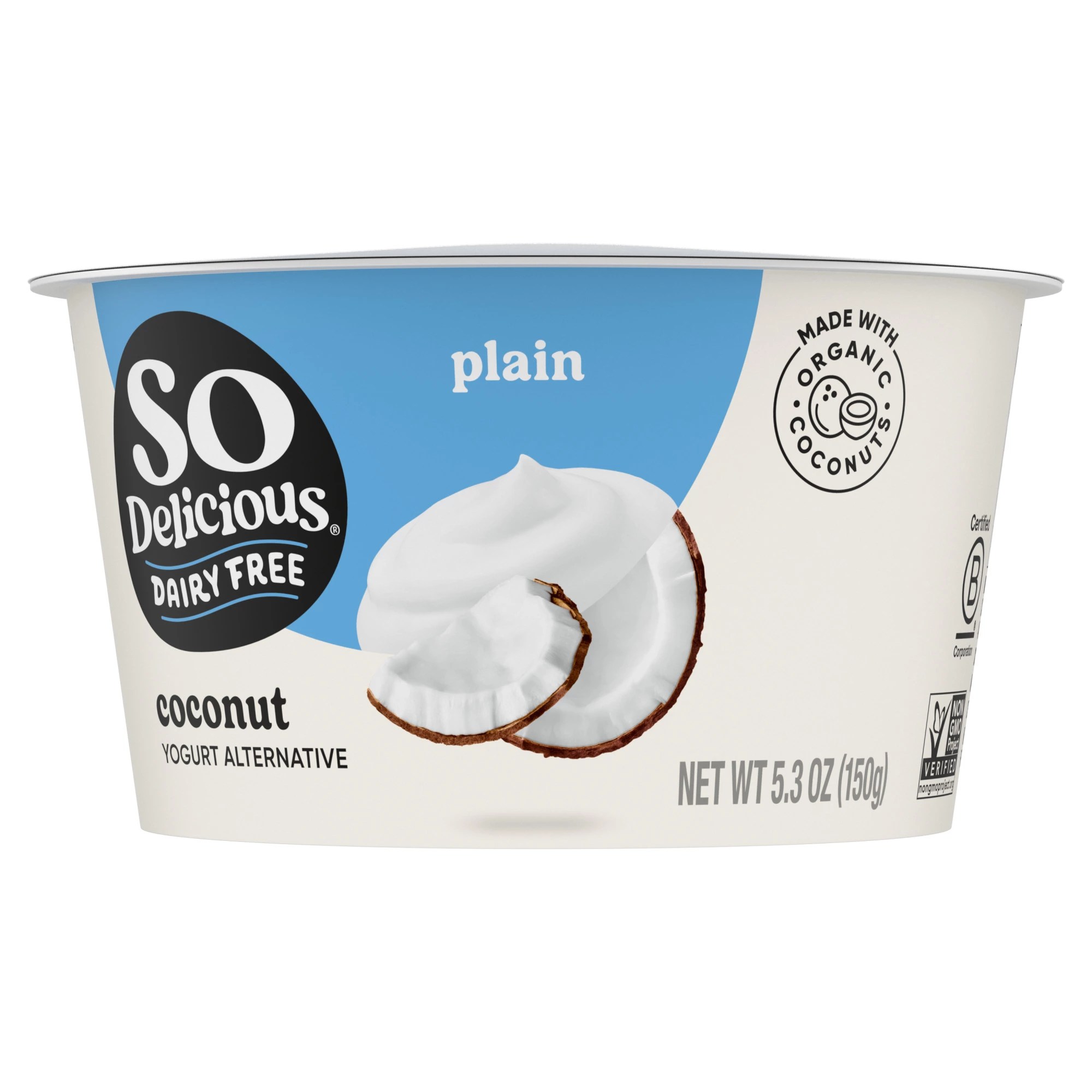 So Delicious Dairy Free Coconutmilk Yogurt Plain Shop Yogurt at HEB