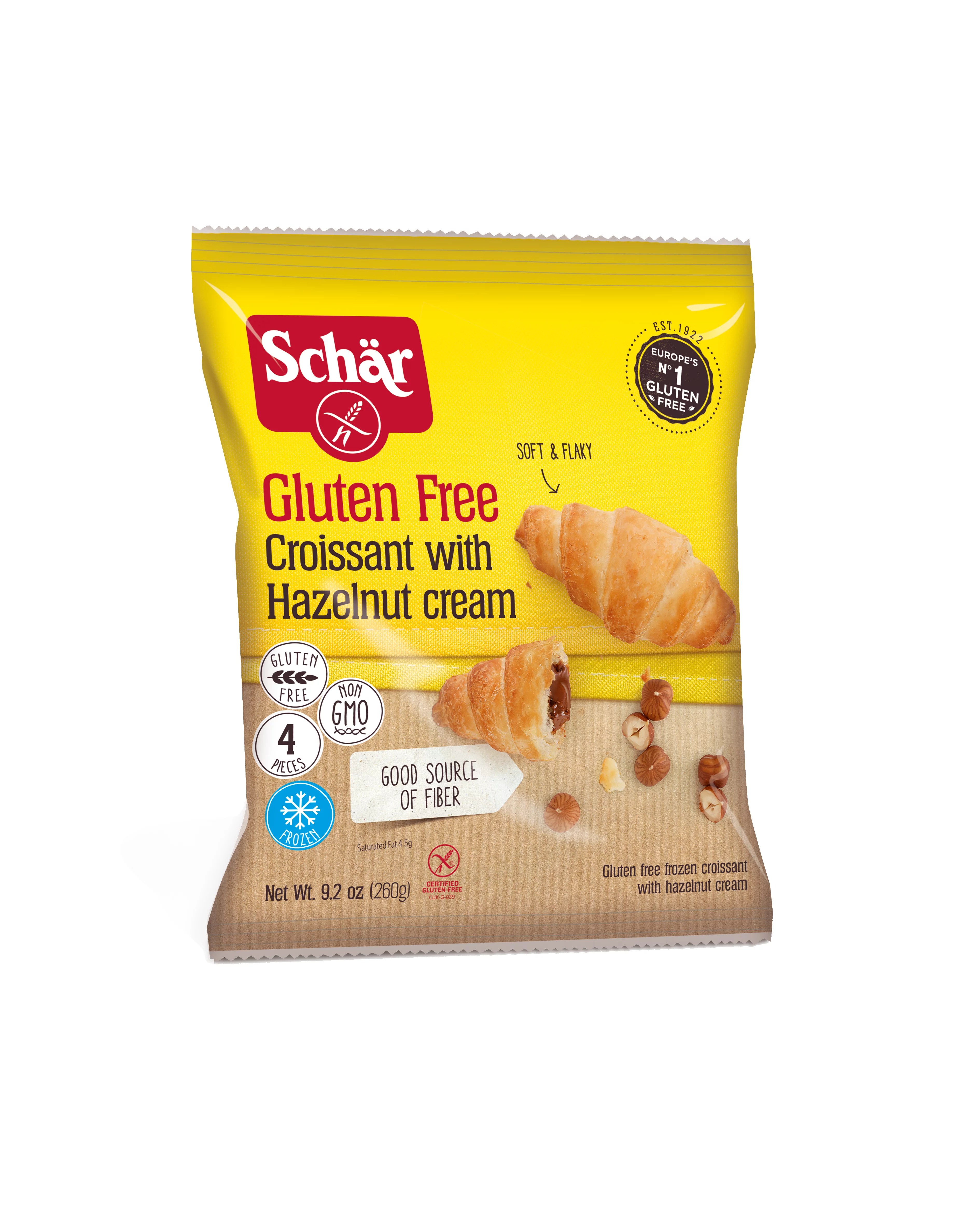 Schar Gluten Free Croissant Chocolate Hazelnut Cream Shop Desserts
