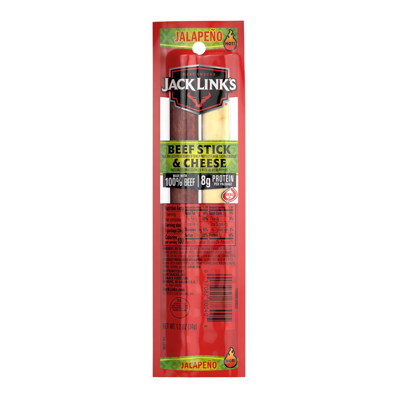 Jack Link's Jalapeno Sizzle Beef and Cheese Shop Jerky at HEB