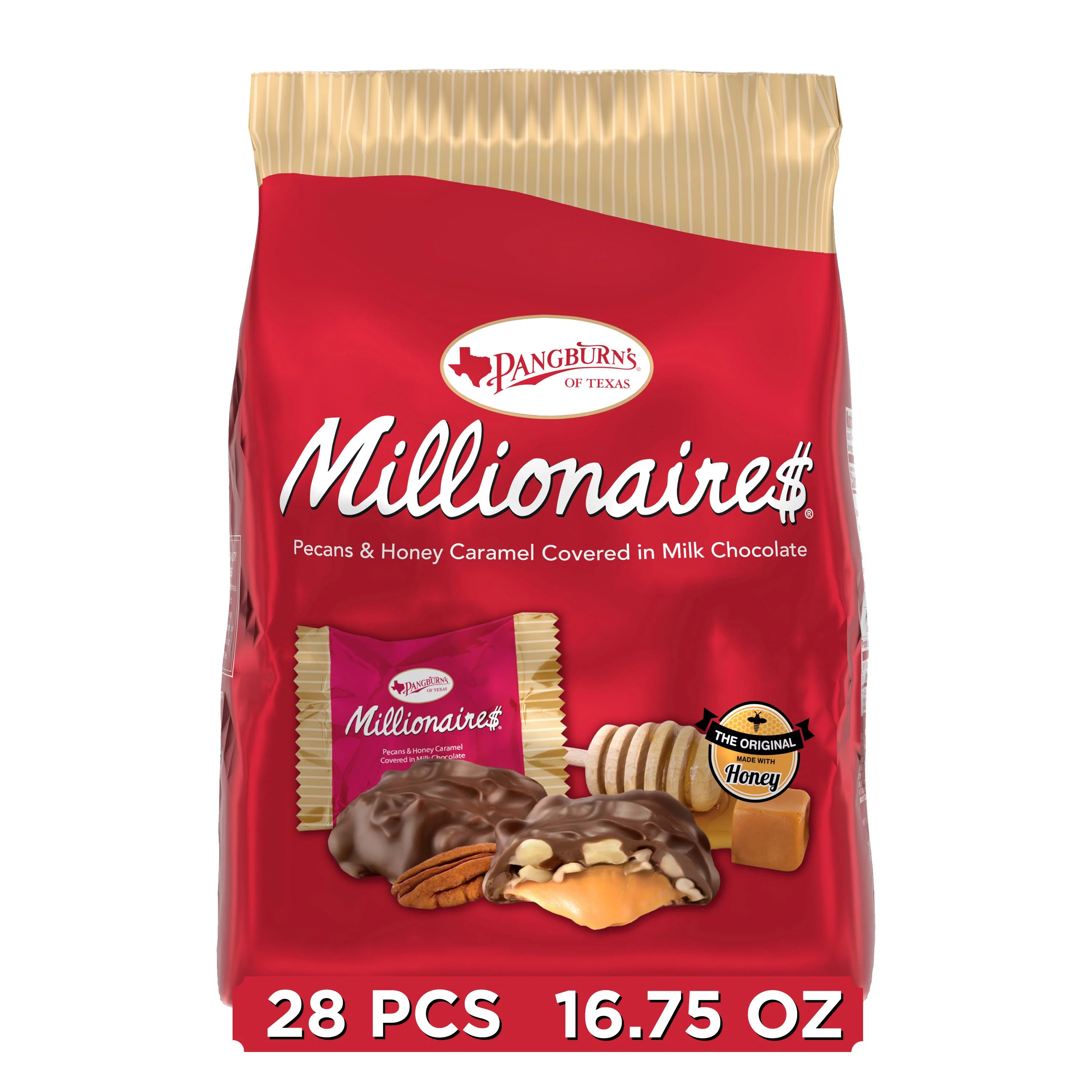 Pangburn's Millionaires Gusset Stand Up Bag Shop Candy at HEB