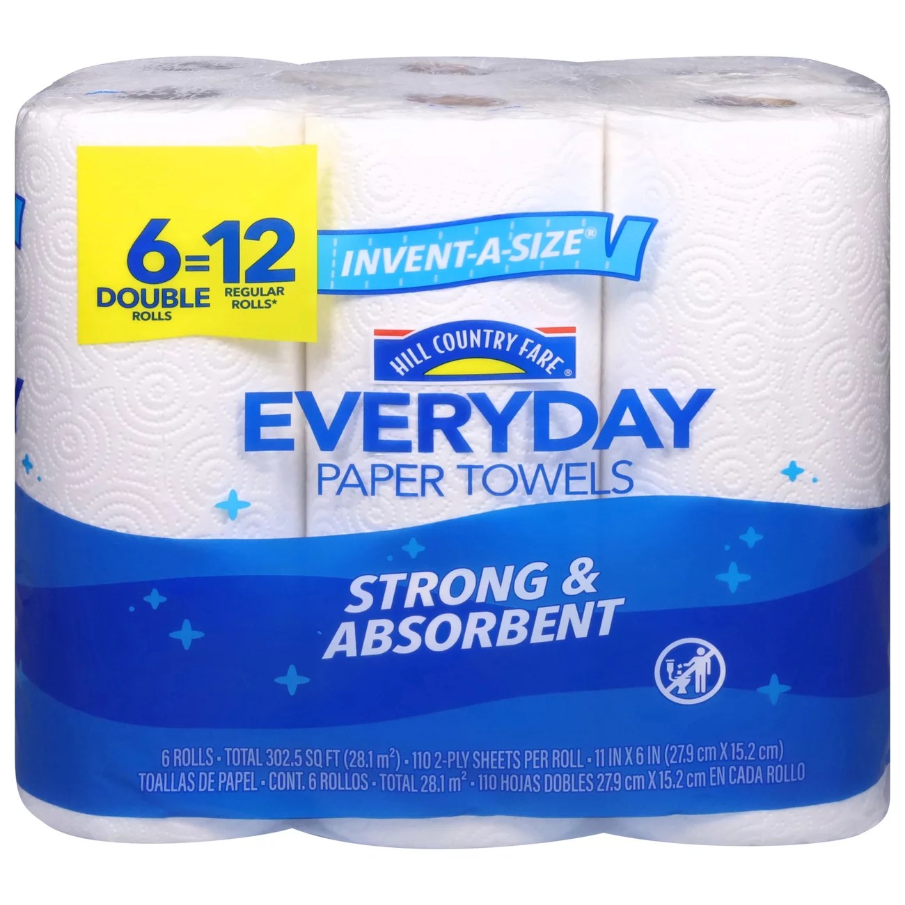 Hill Country Essentials InventASize Big Roll Paper Towels Shop