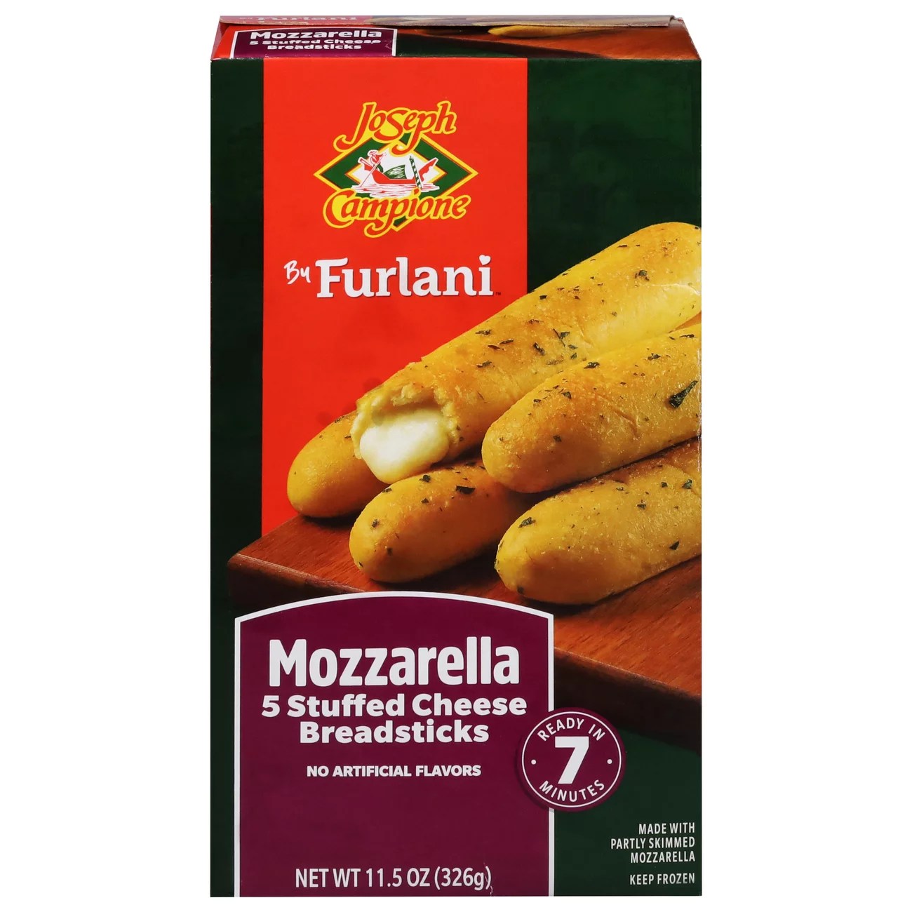 Joseph Campione Mozzarella Cheese Stuffed Bread Sticks Shop Snacks & Candy at HEB