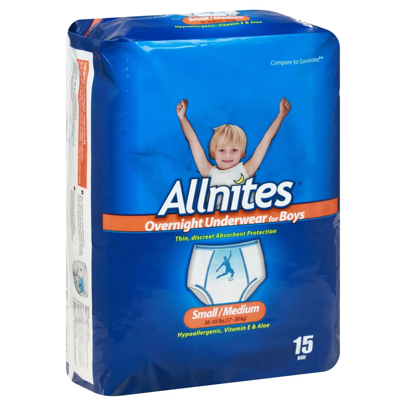 Allnites Overnight Underwear For Boys, 15 ct Shop Training Pants at HEB