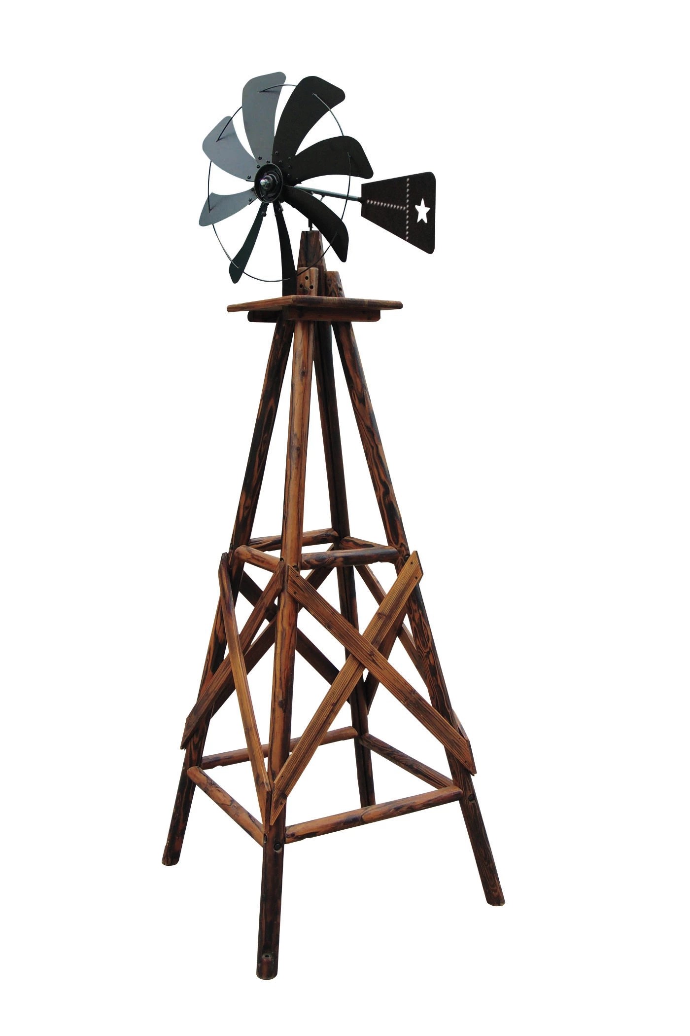 United General Supply Charlog Star 8 ft Windmill Shop Outdoor Decor