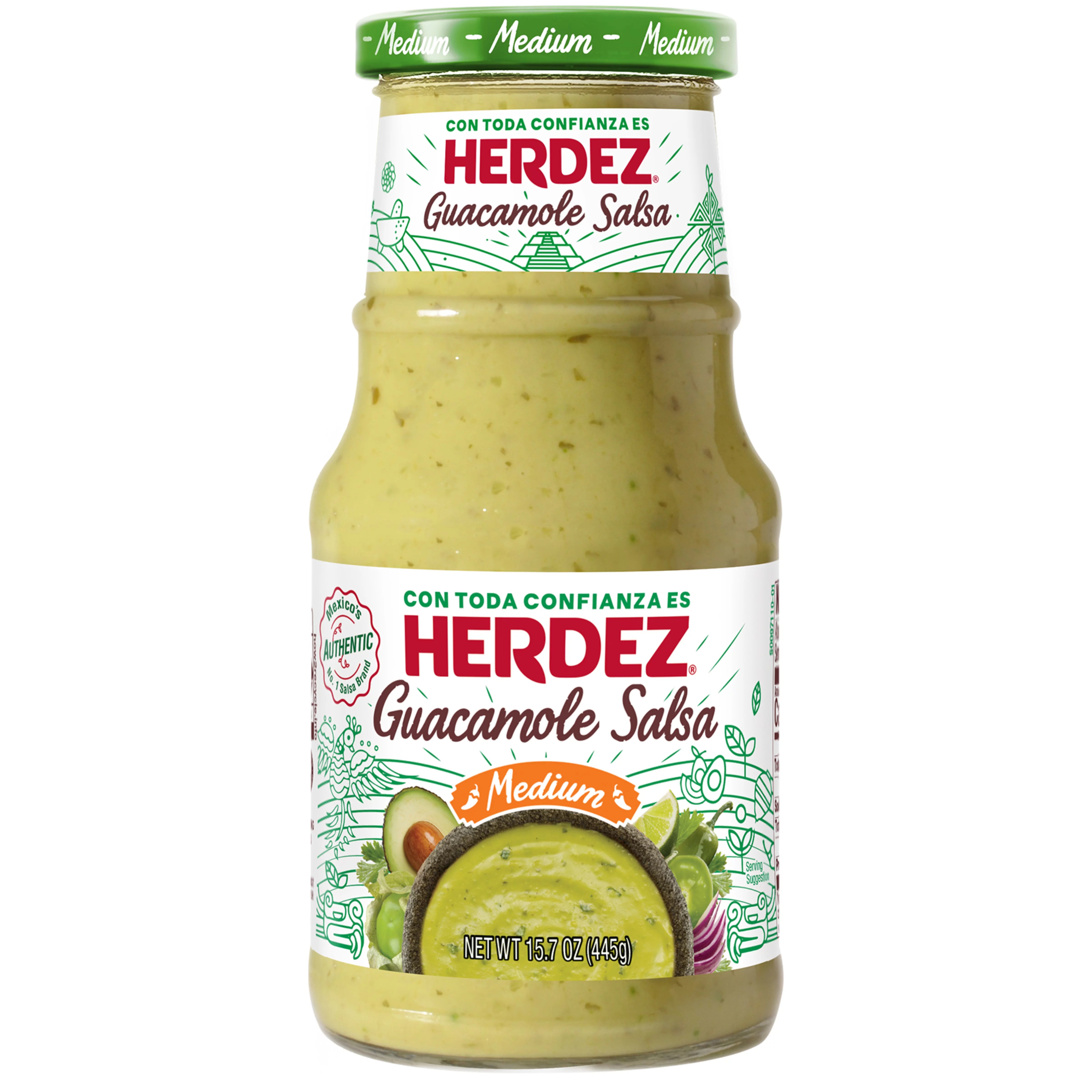 Herdez Medium Guacamole Salsa Shop Salsa & dip at HEB