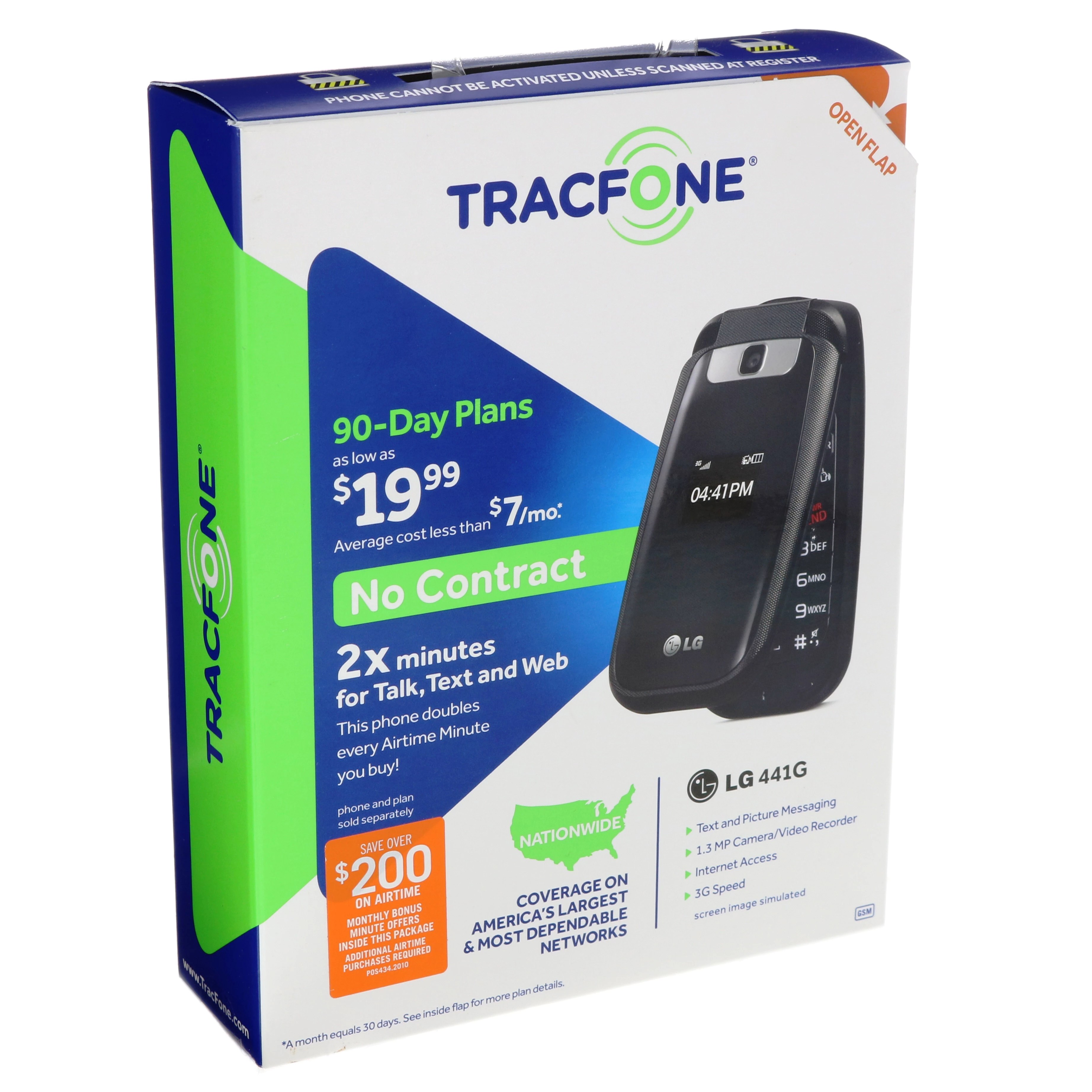 Tracfone LG 441 Prepaid Flip Phone Shop Tracfone LG 441 Prepaid Flip
