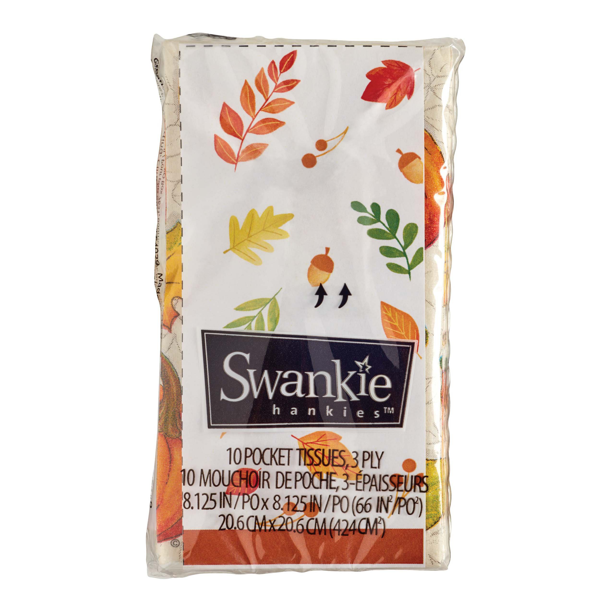 Creative Converting Fall Harvest Swankie Hankies, 3 Ply