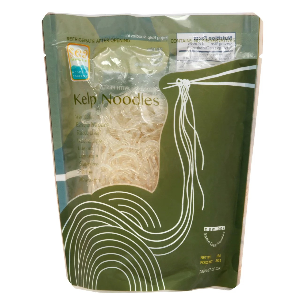 Sea Tangle Kelp Noodles Shop Pasta at HEB