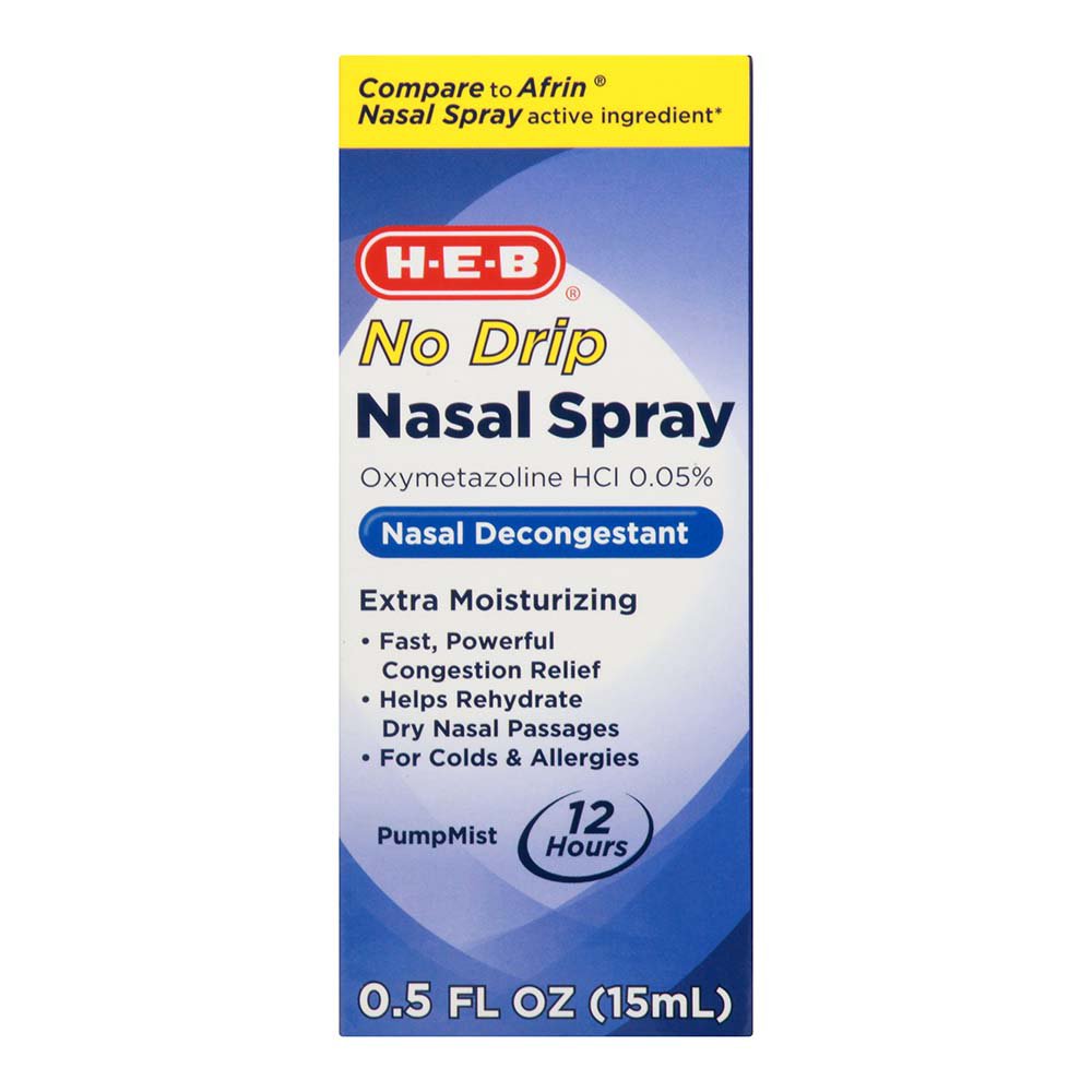 HEB Extra Moisturizing No Drip Nasal Spray Shop Sinus & Allergy at HEB