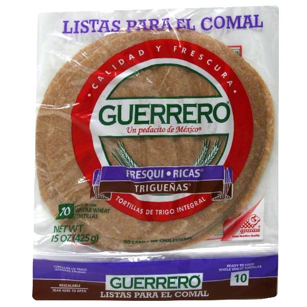 Guerrero Guerrero Fresquirica Triguenas Wheat Shop Tortillas at HEB