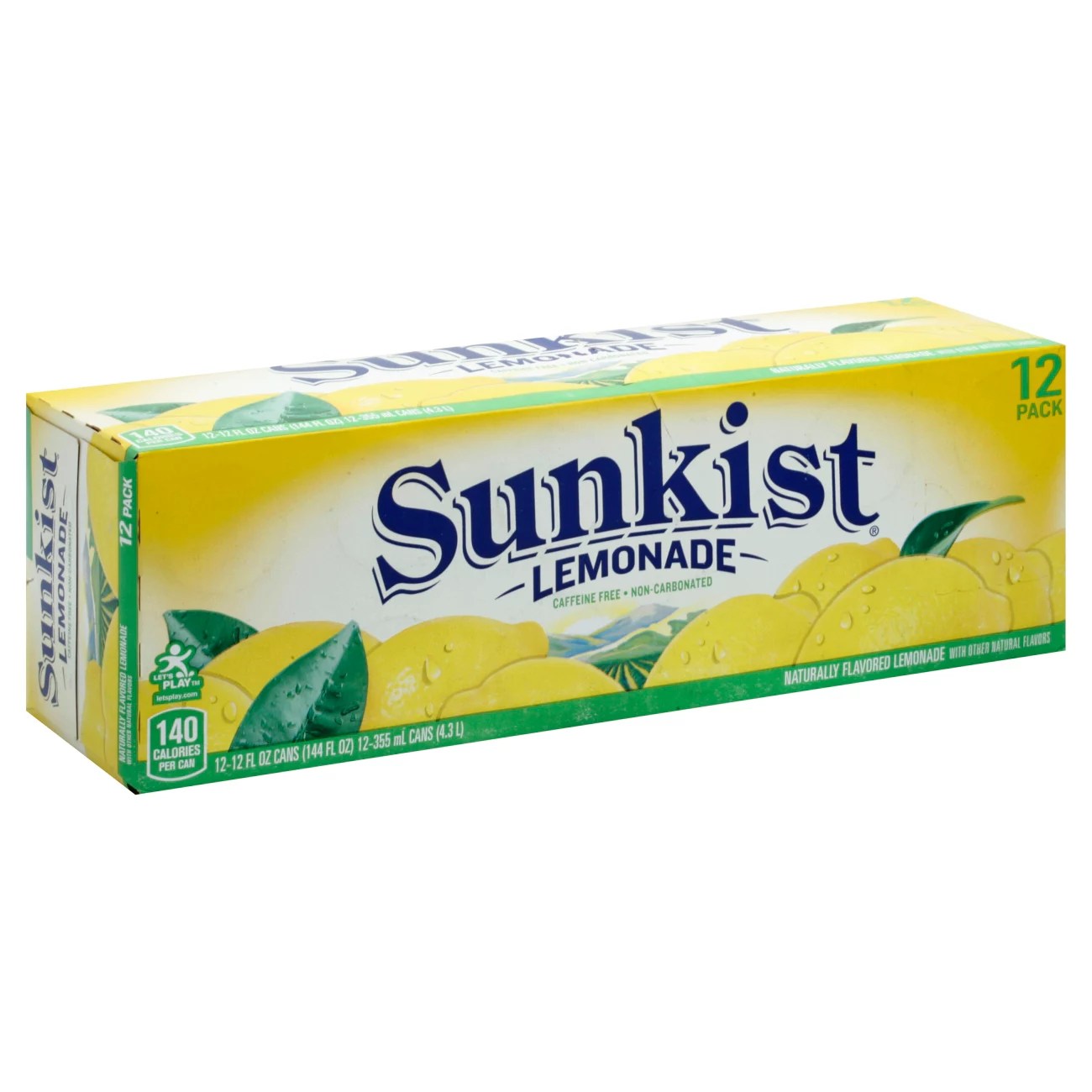 Sunkist Lemonade 12 oz Cans Shop Juice at HEB
