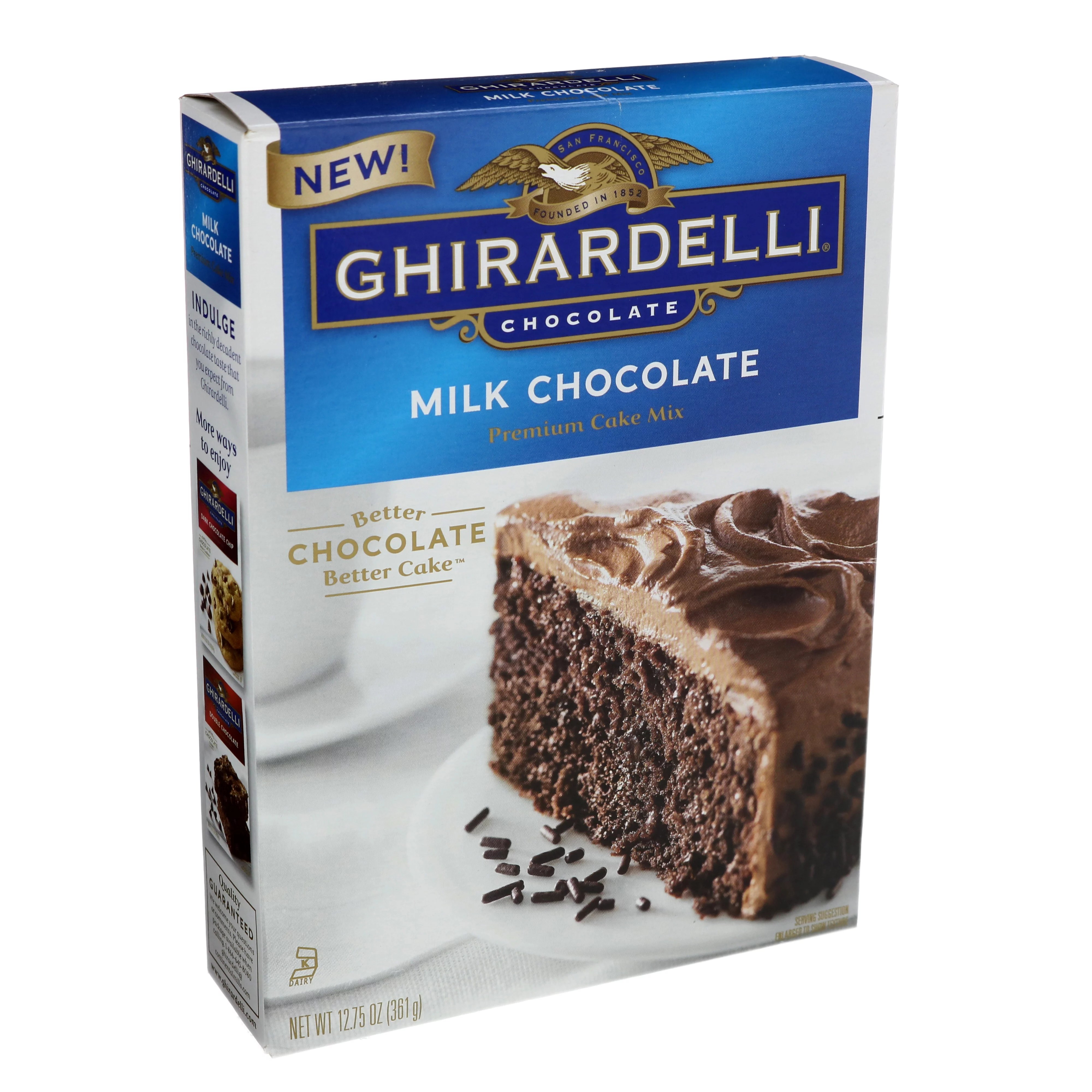 Ghirardelli Milk Chocolate Premium Cake Mix Shop Baking Ingredients