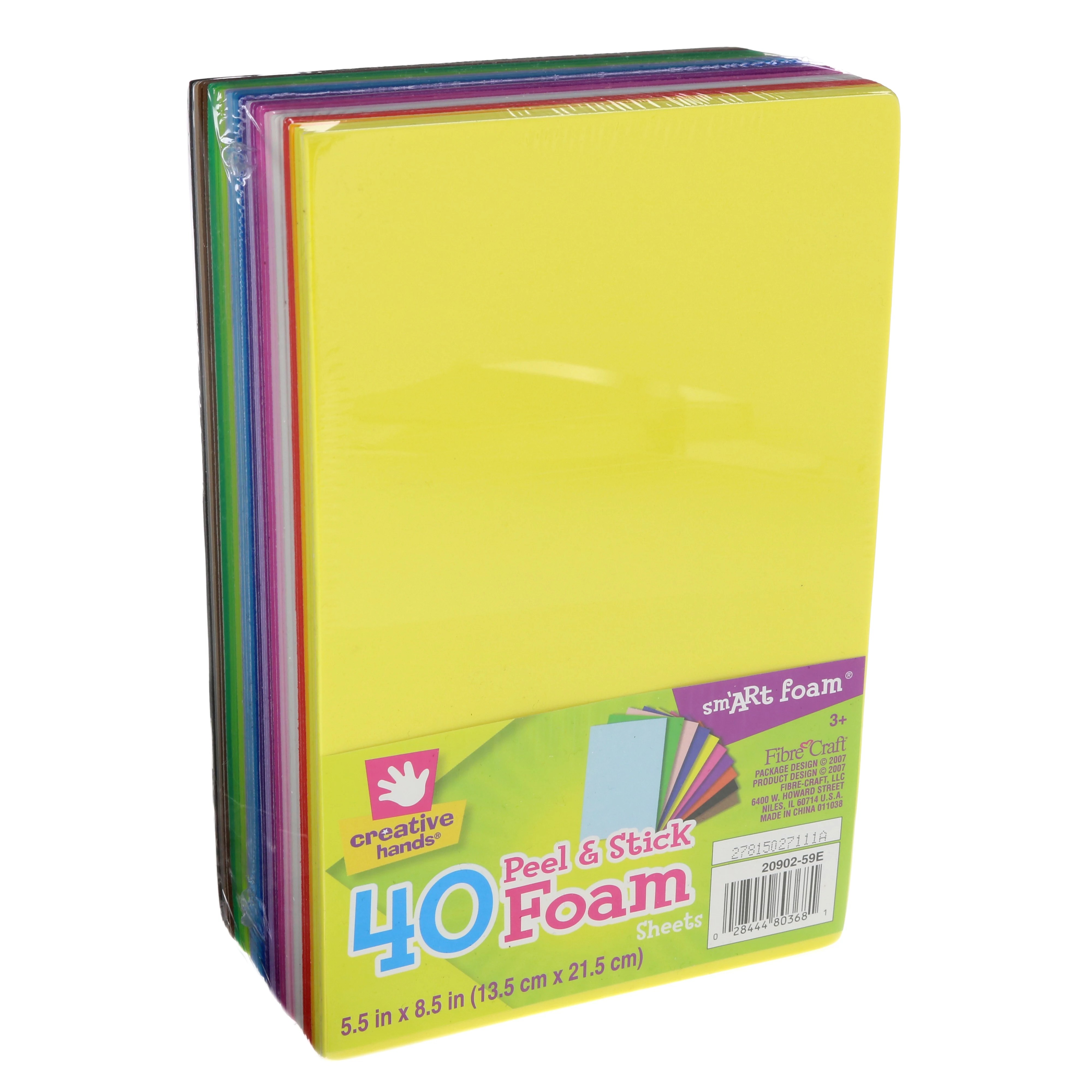 Creative Hands smART Foam Peel & Stick Foam Sheets Shop Craft Basics