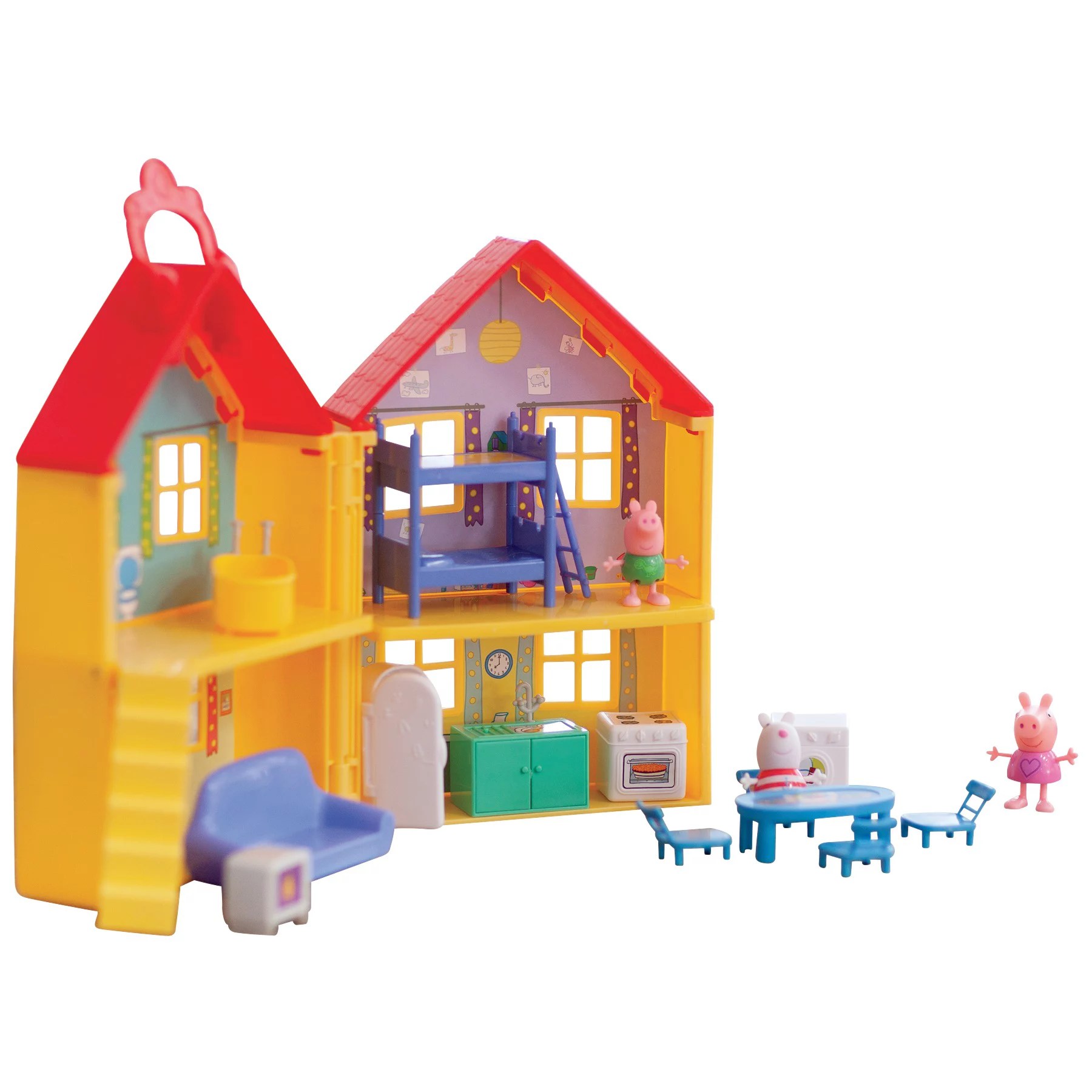 Peppa Pig Deluxe House Playset Shop Playsets at HEB