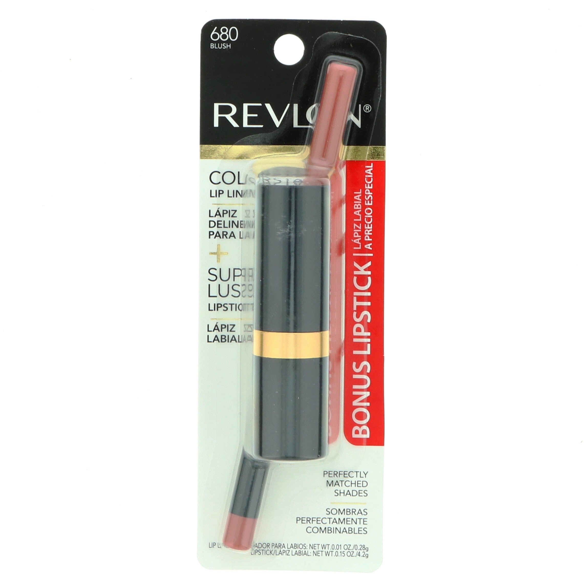 Revlon Super Lustrous Combo Lipstick & Lipliner, Blush Shop Makeup at