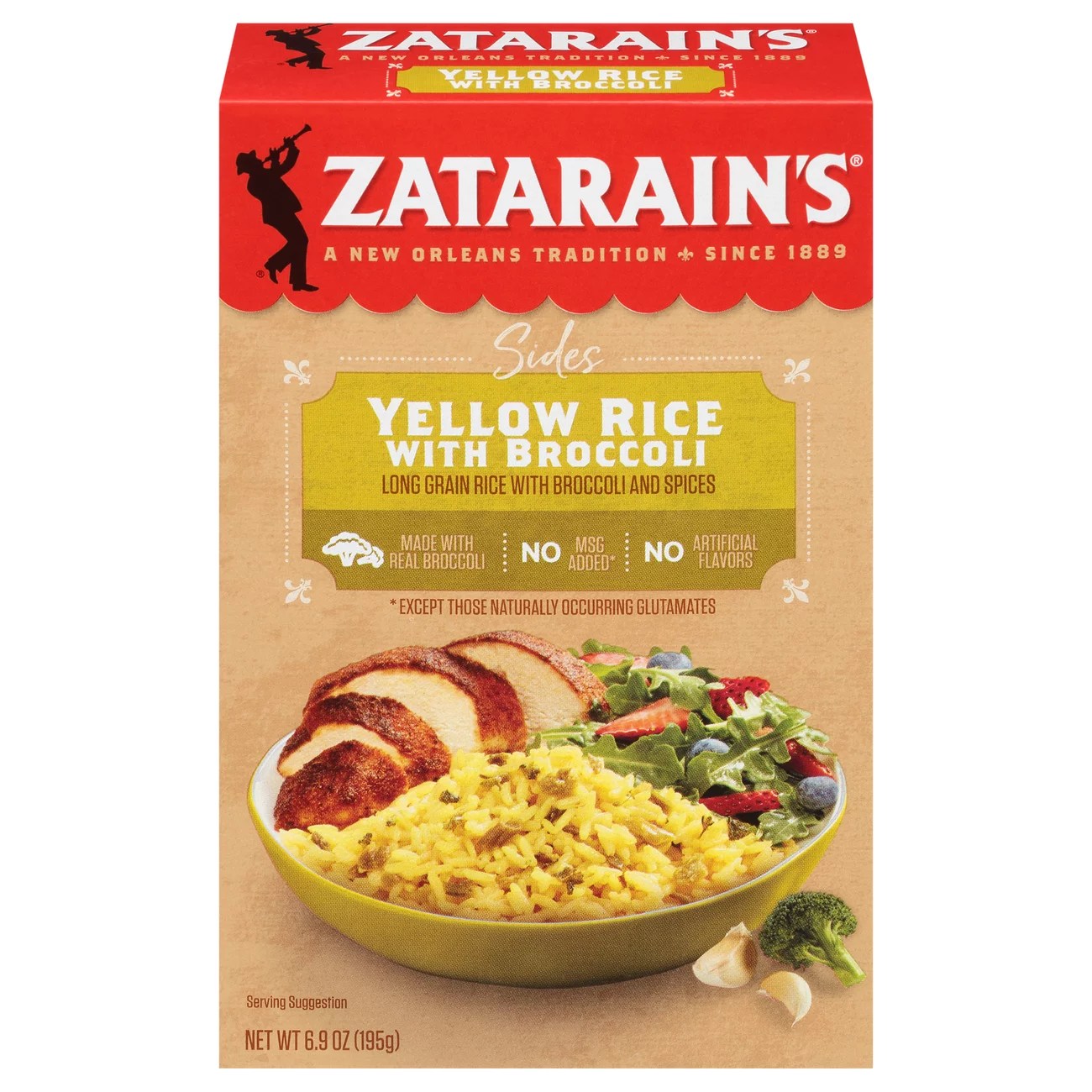 Zatarain's Yellow Rice with Broccoli Shop Pasta & Rice at HEB