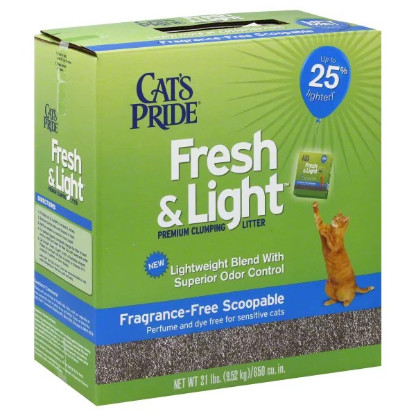Cat's Pride Fresh & Light Fragrance Free Multi Scoop Cat Litter Shop