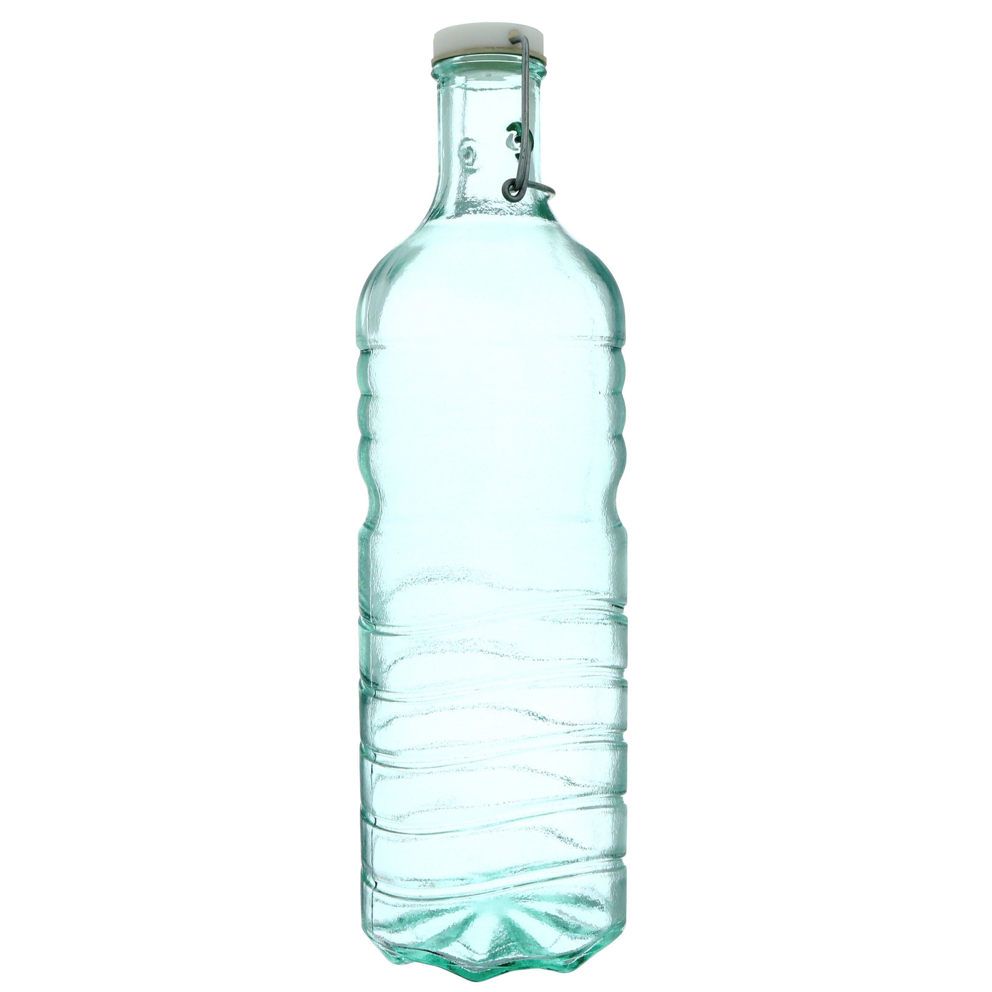 Hemiglass Spanish Glass Water Bottle Shop Pitchers & Dispensers at HEB