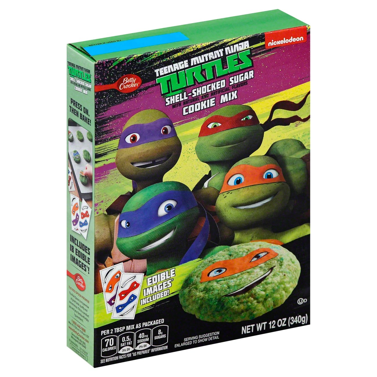 Betty Crocker Sugar Cookie Mix Teenage Mutant Ninja Turtles Shop