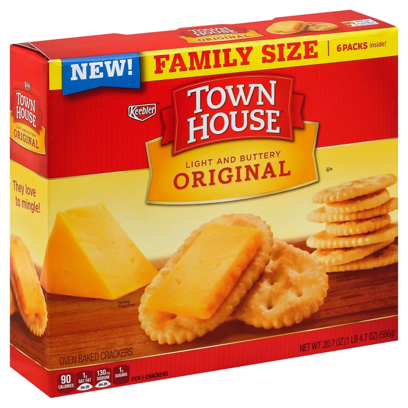 Keebler Town House Original Family Size Shop Snacks & Candy at HEB